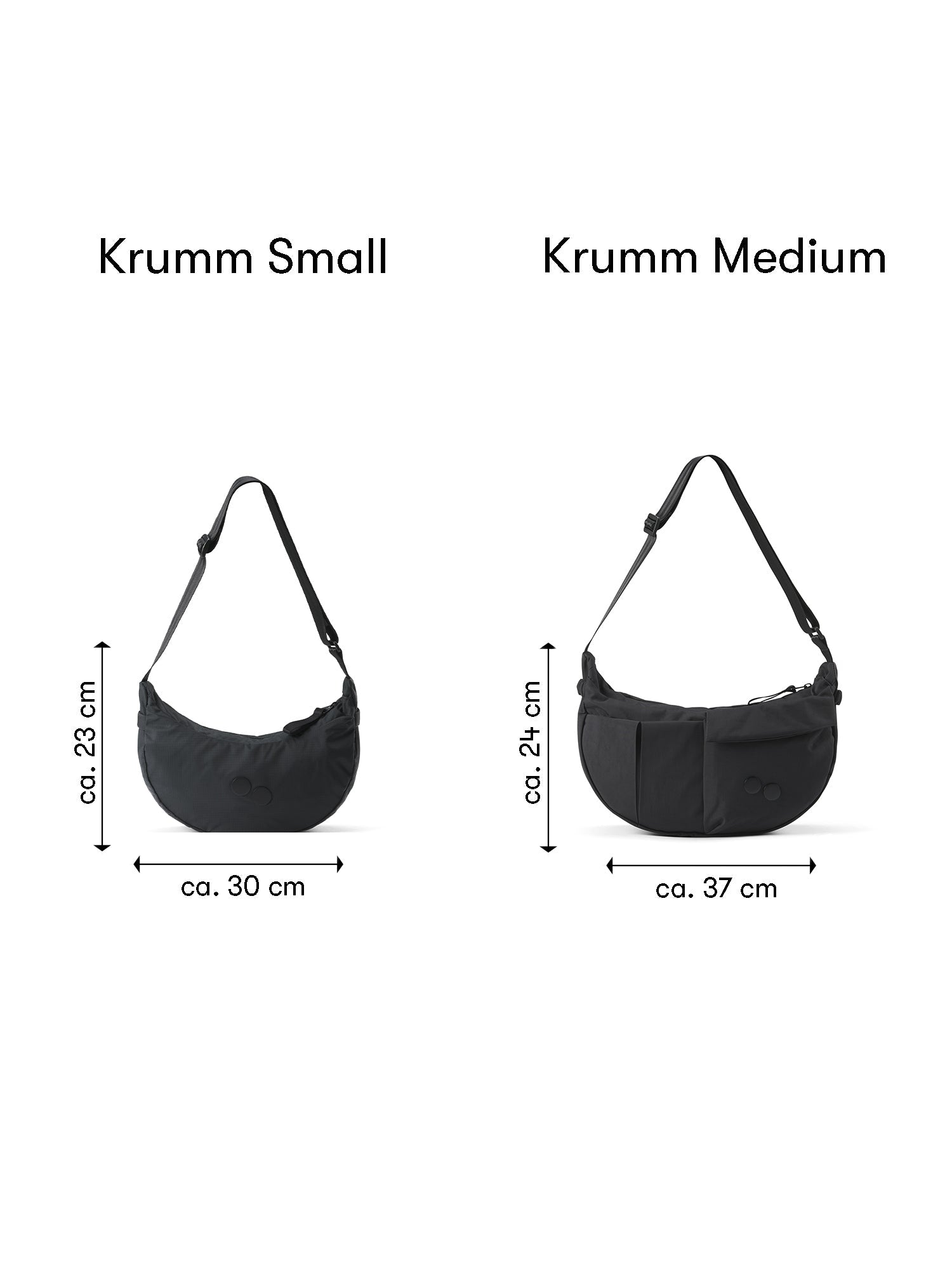 pinqponq-krumm-small-umh-ngetasche-banana-bag-pure-black image 8