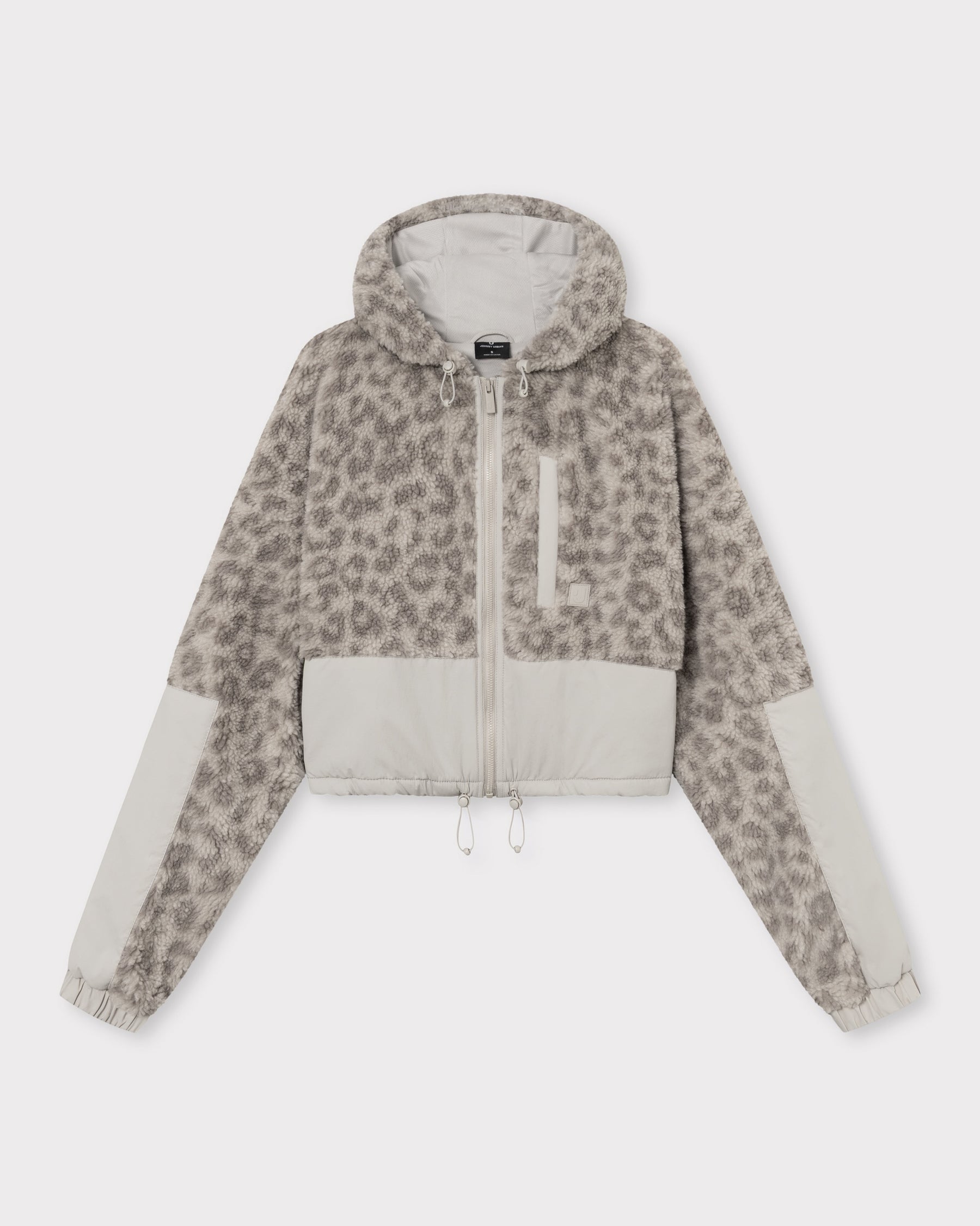 johnny-urban-cropped-teddy-fleecejacke-carey-mit-kapuze-2 image 2