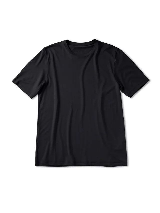 pinqponq-t-shirt-tencel-wooden-black-herren-t-shirt image 1