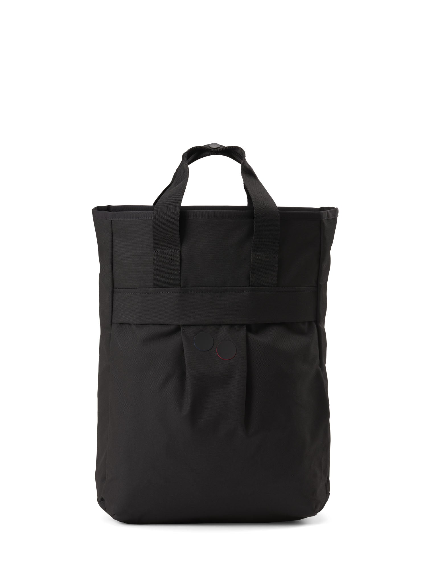 pinqponq-komo-rooted-black-rucksack-tote image 1