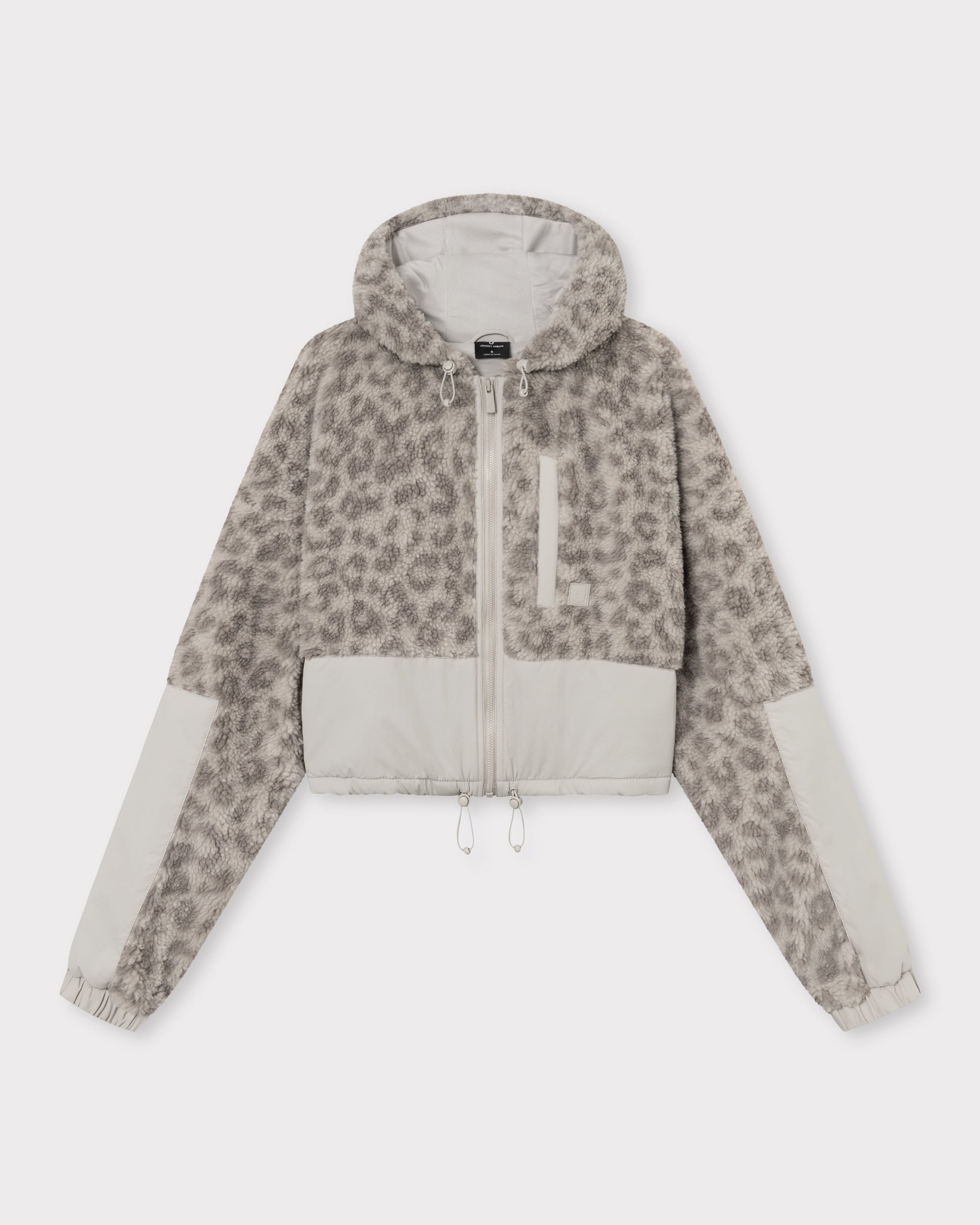 johnny-urban-cropped-teddy-fleecejacke-carey image 2