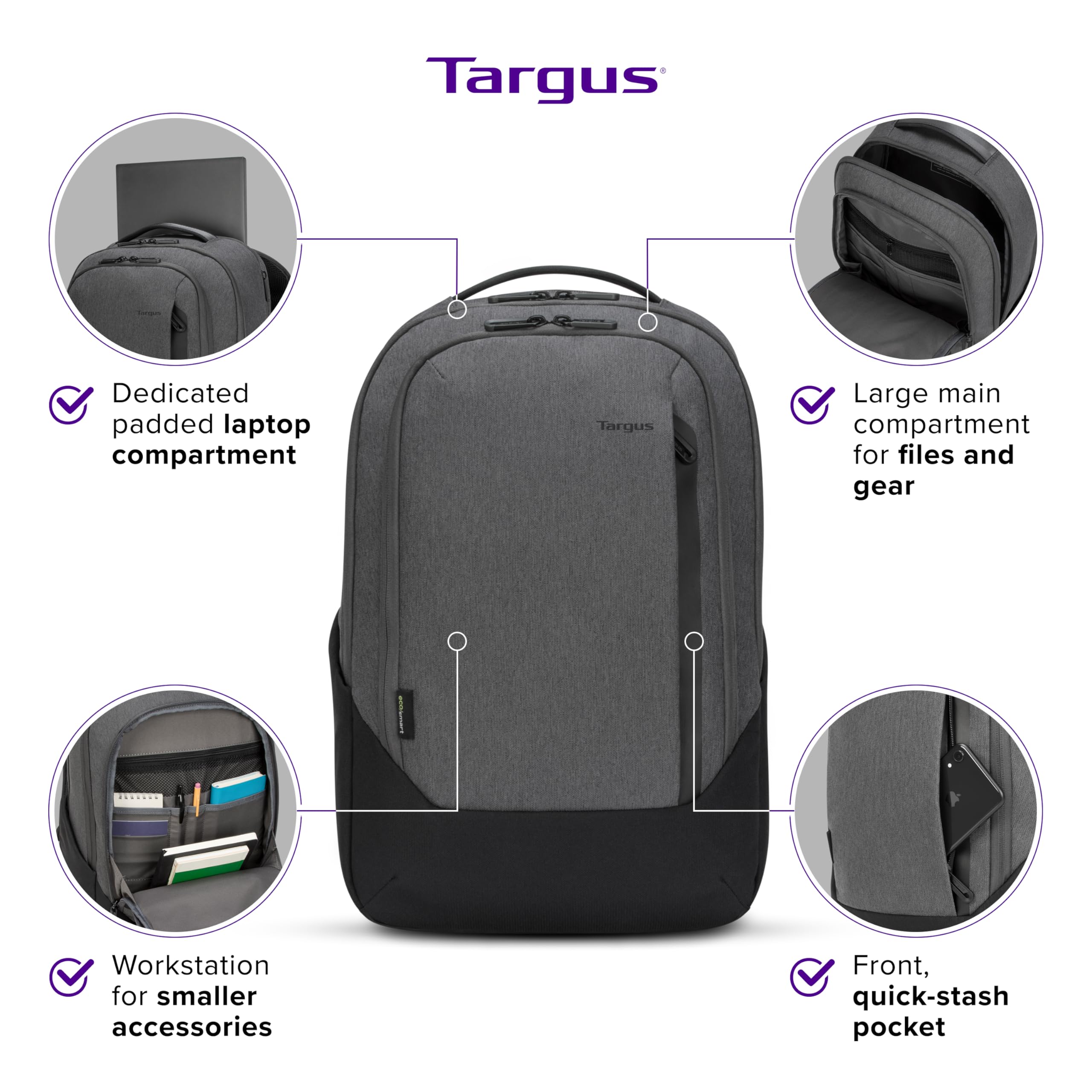 targus-cypress-hero-backpack-laptop-rucksack-15-6-zoll-grau image 3