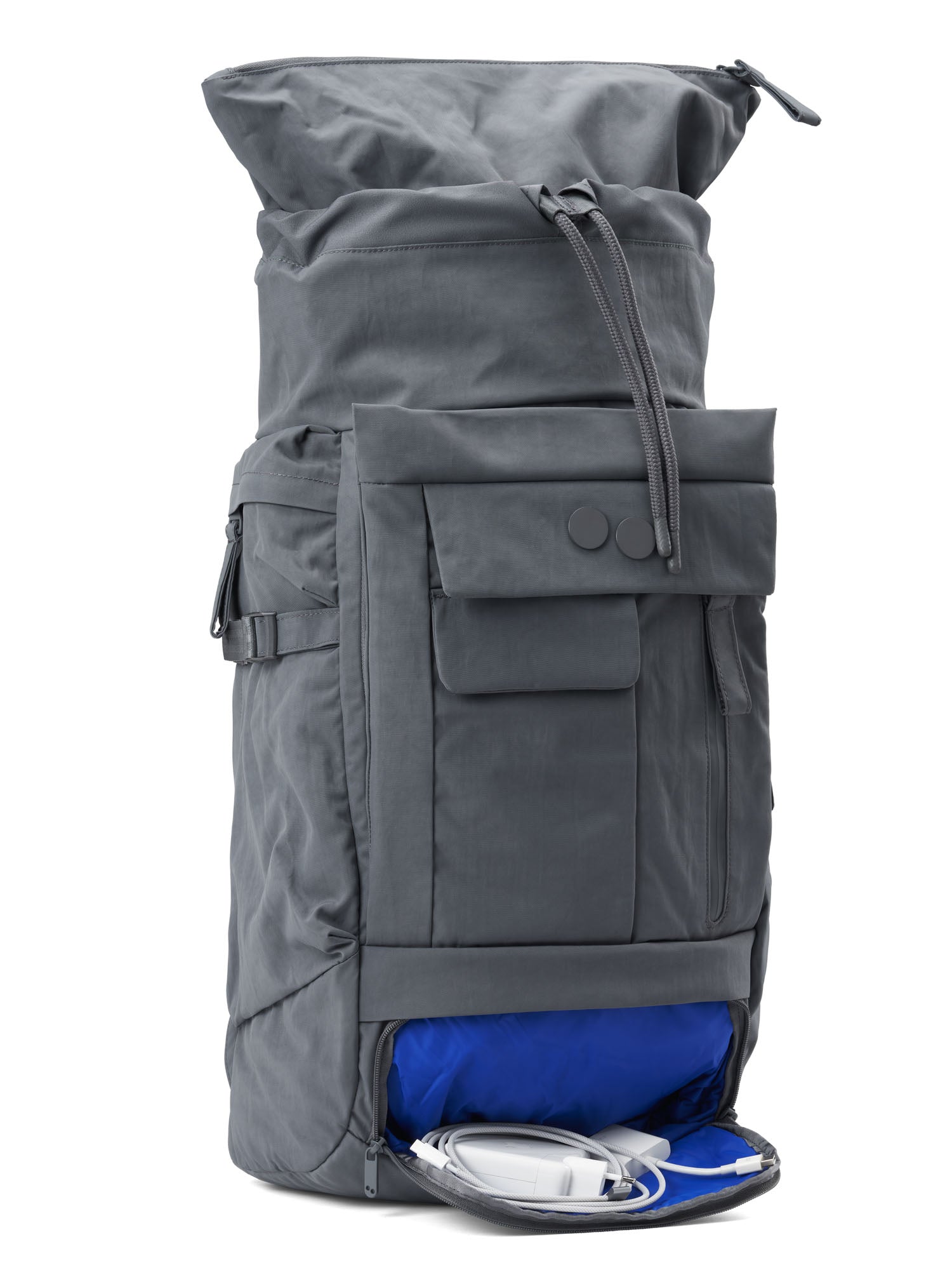 pinqponq-blok-large-rucksack-crinkle-grey-handgep-ck-backpack-mit-xl-laptopfach image 5