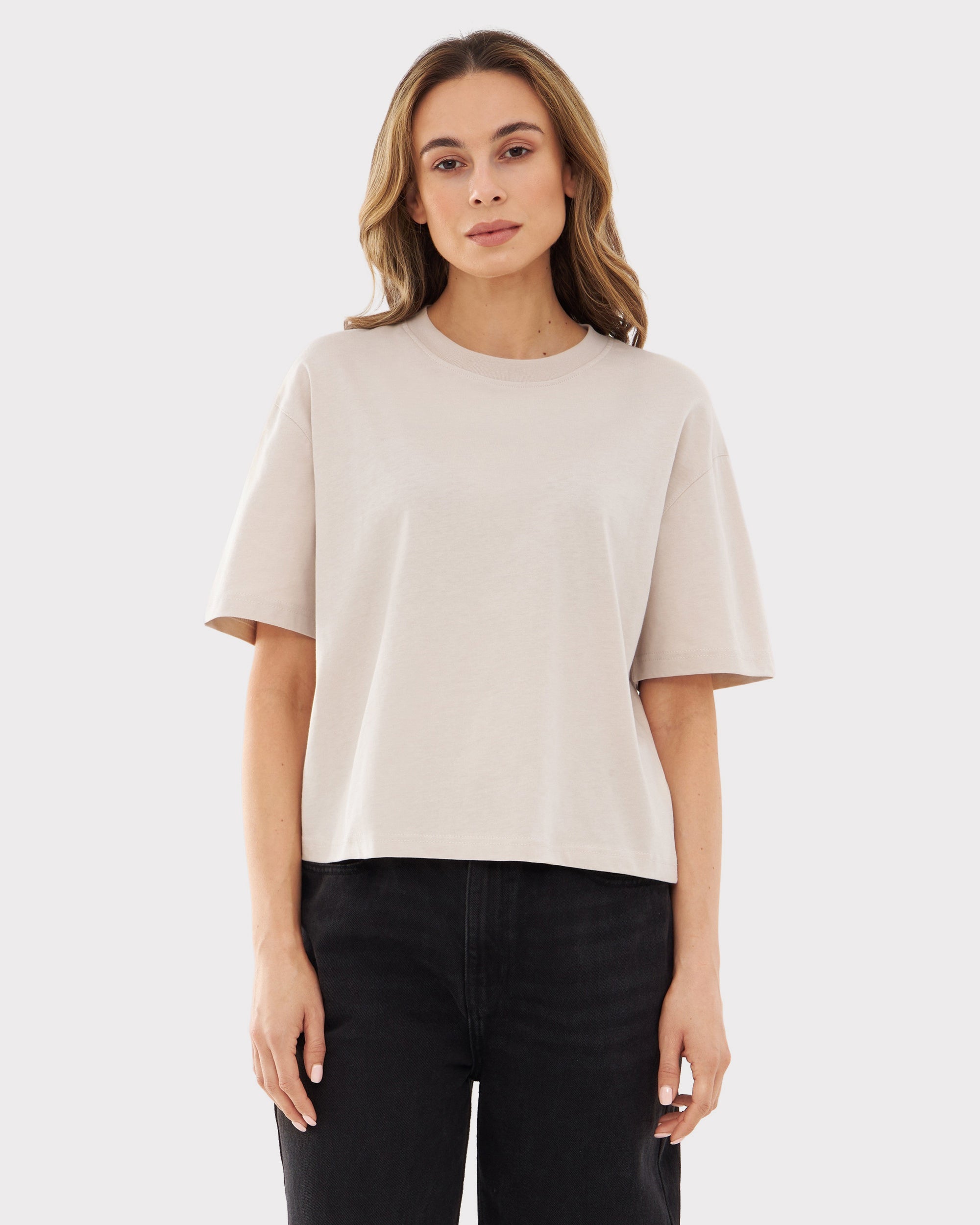 johnny-urban-cropped-t-shirt-zoey-oversize-crop-top-damen image 1