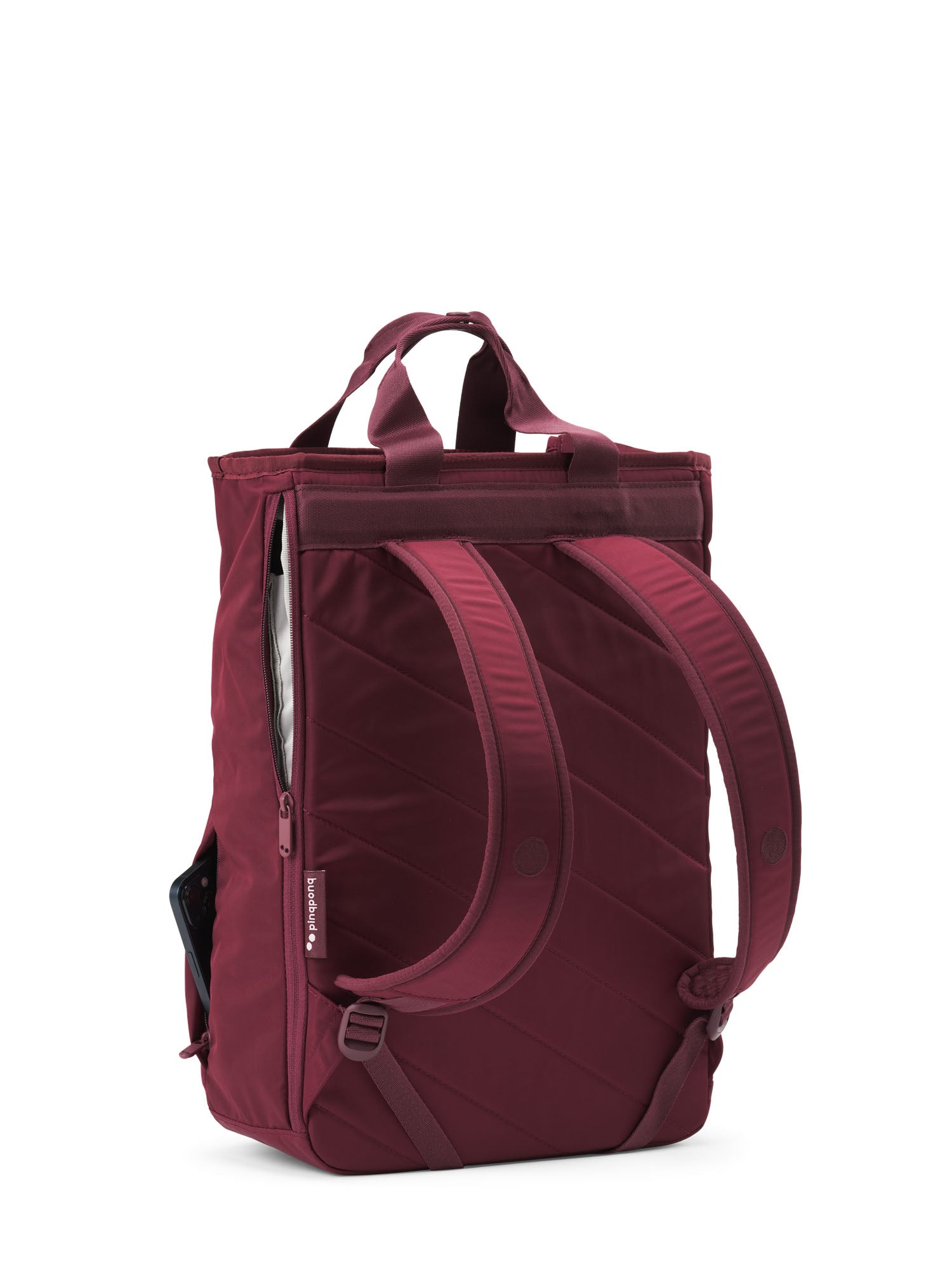 pinqponq-komo-rucksack-tote-glazed-red image 2