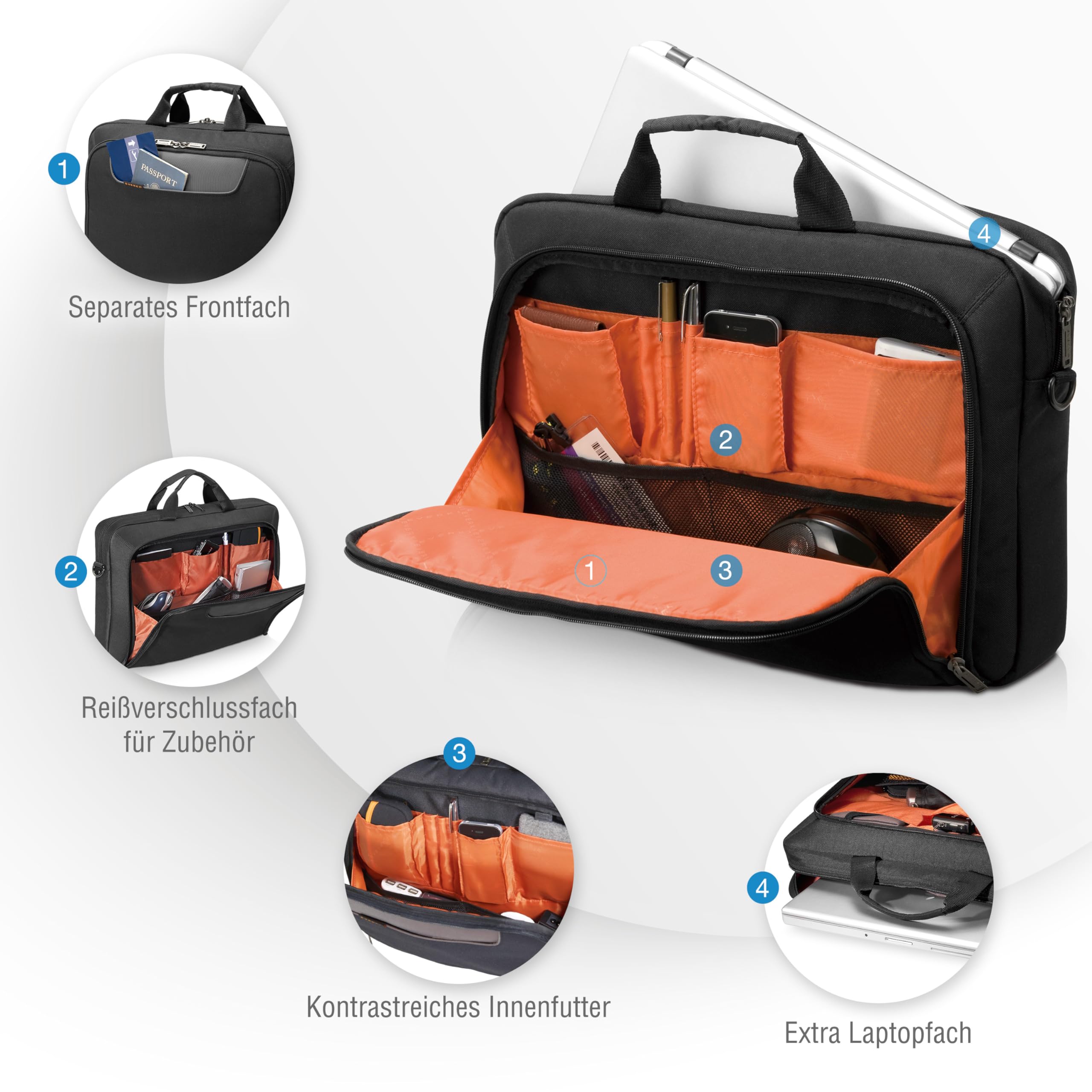 everki-advance-laptoptasche-schwarz-3-fach-wasserdicht image 4