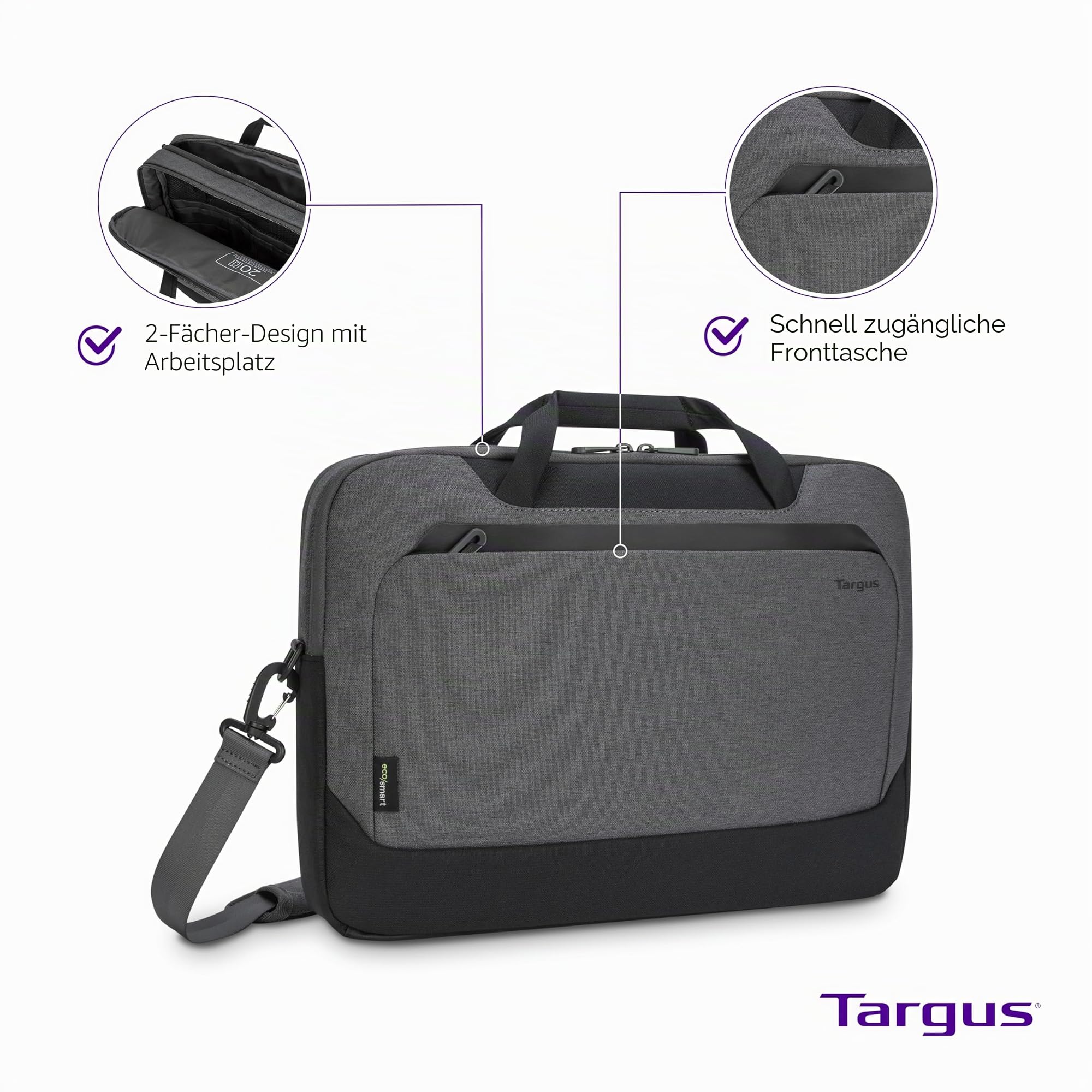 targus-ecosmart-balance-briefcase-notebook-tasche-cypress-kollektion image 2