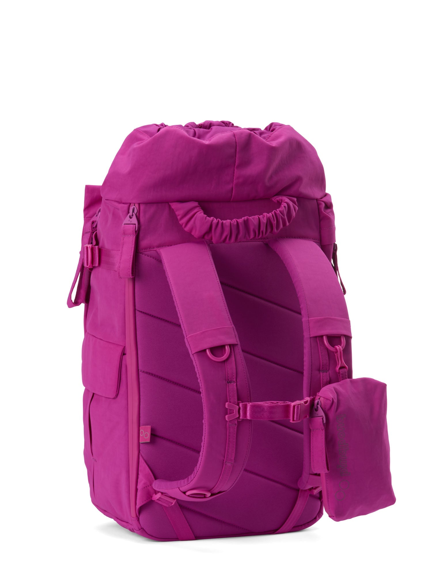 pinqponq-blok-medium-rucksack-crinkle-fuchsia image 2