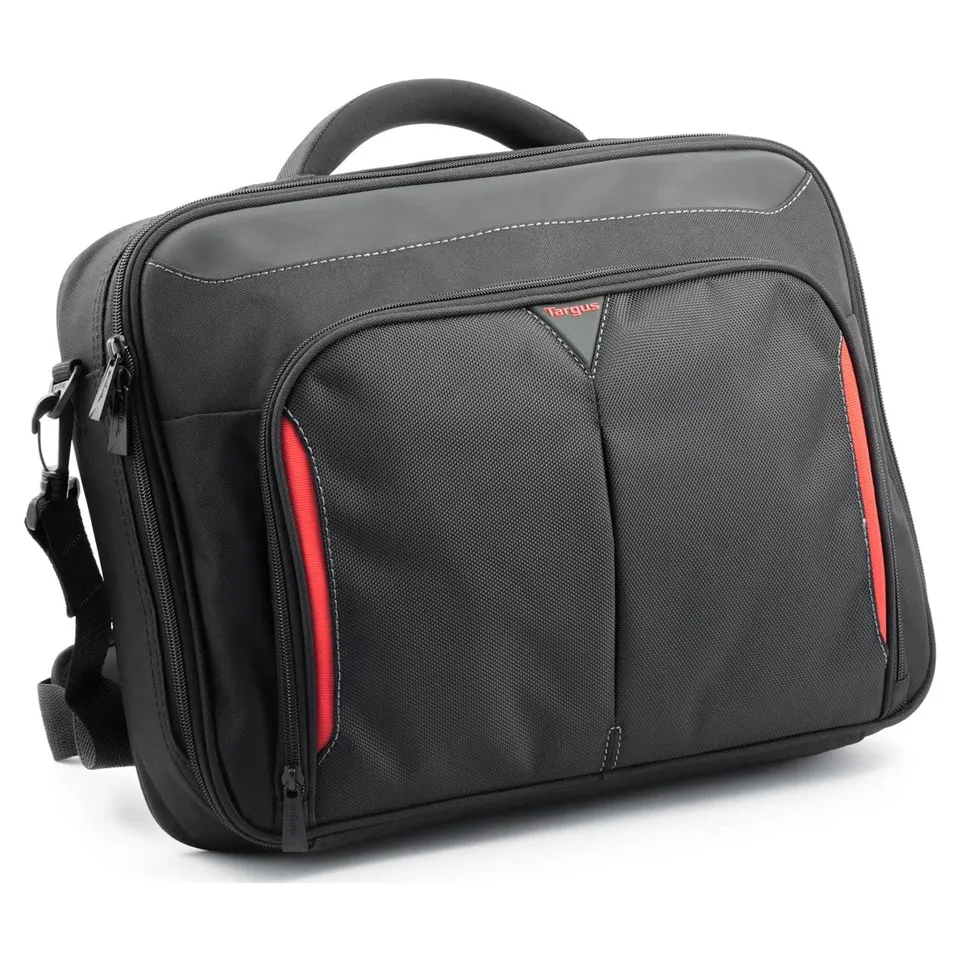 targus-classic-clamshell-laptoptasche-15-6-zoll-cn415eu-schwarz-rot image 1