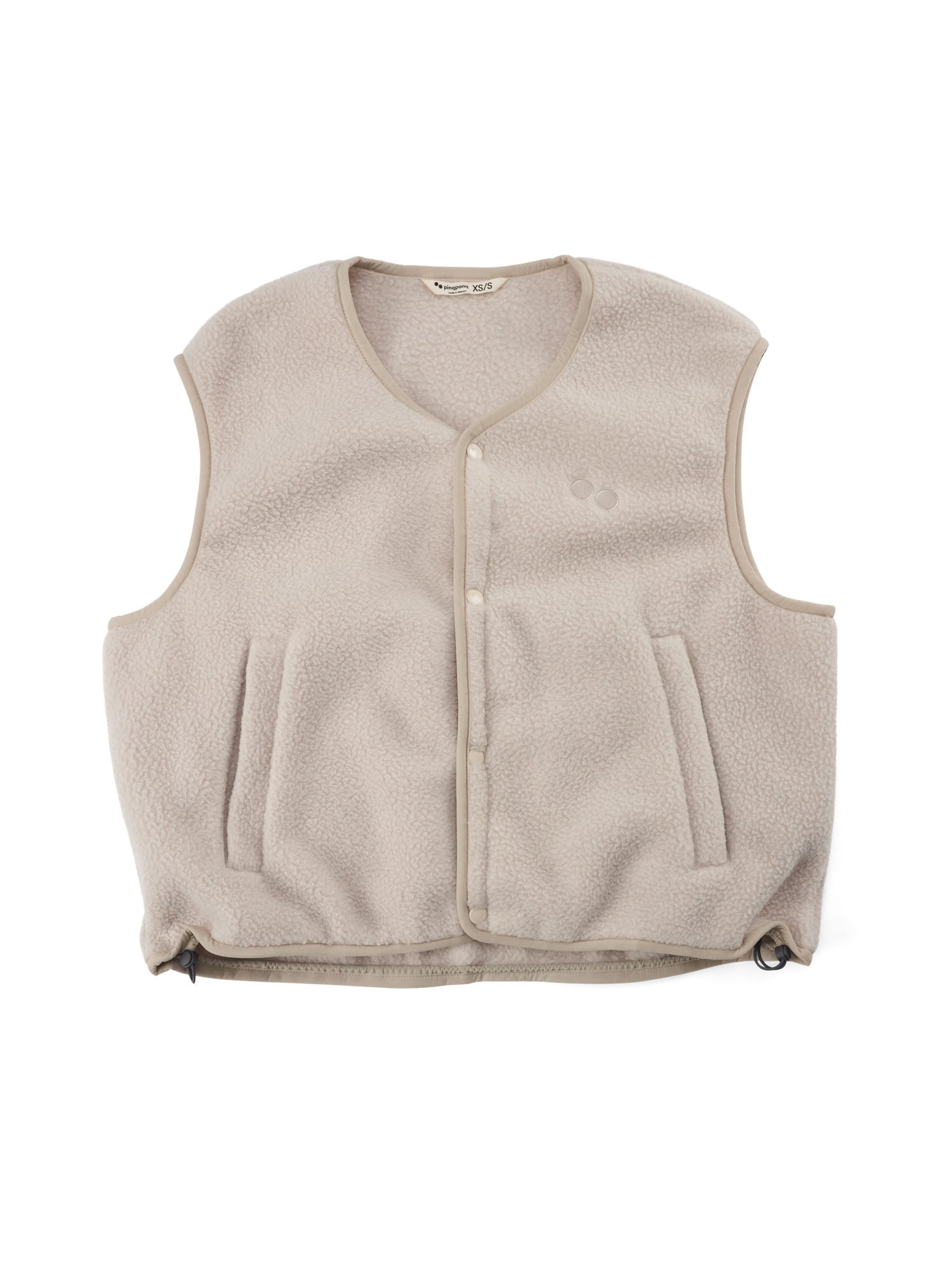 pinqponq-fleece-vest-damen-teddy-weste-cliff-beige image 1