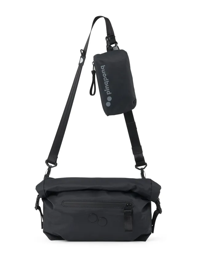 pinqponq-aksel-hip-bag-crossbody-bag-pure-black image 1