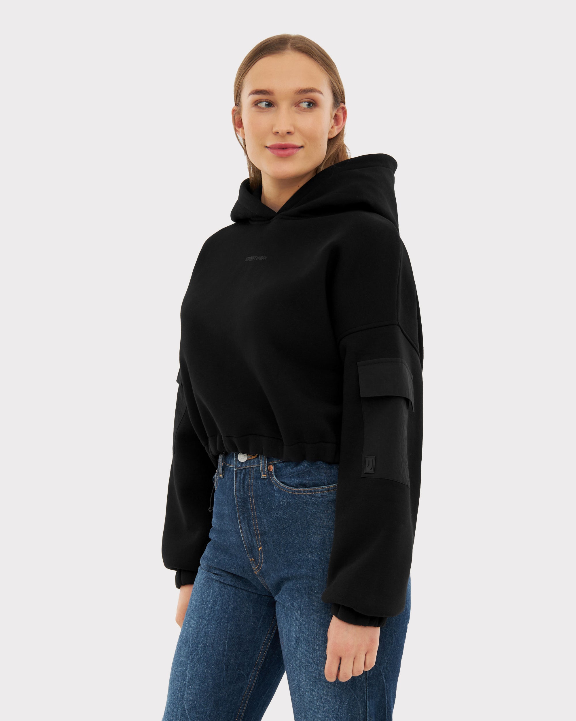 johnny-urban-cropped-hoodie-carly-hoodie-mit-taschen image 1