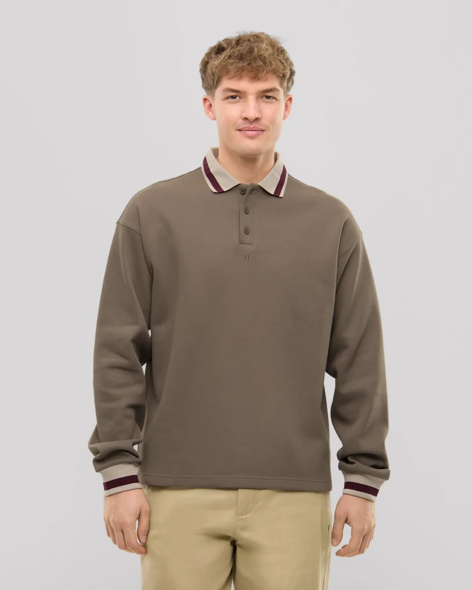 johnny-urban-longsleeve-poloshirt-brandon-oversized-fit-unisex image 1