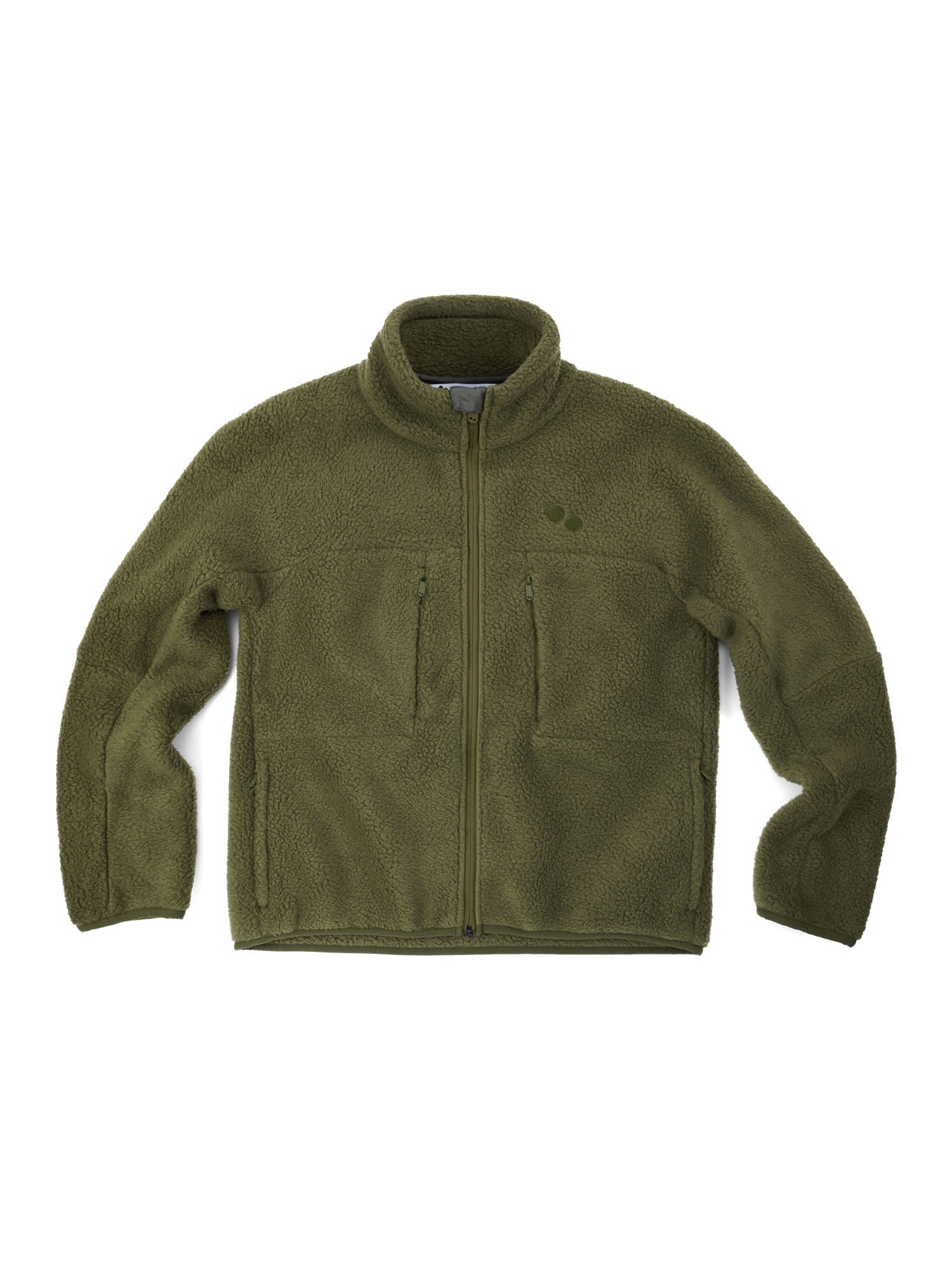 pinqponq-fleece-jacket-damen-teddyfleece-jacke-in-eternal-olive image 1