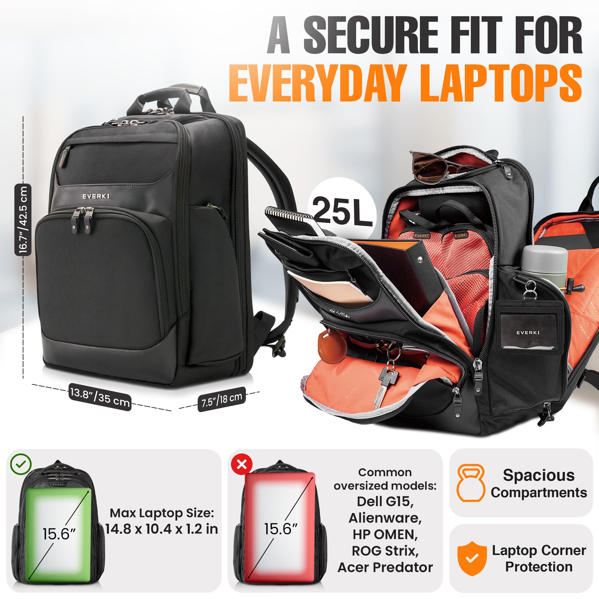everki-onyx-business-laptop-rucksack-15-6-25-l-schwarz image 2