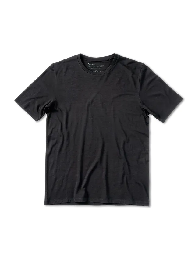 pinqponq-t-shirt-merino-dark-grey-melange-male-slim-fit image 1