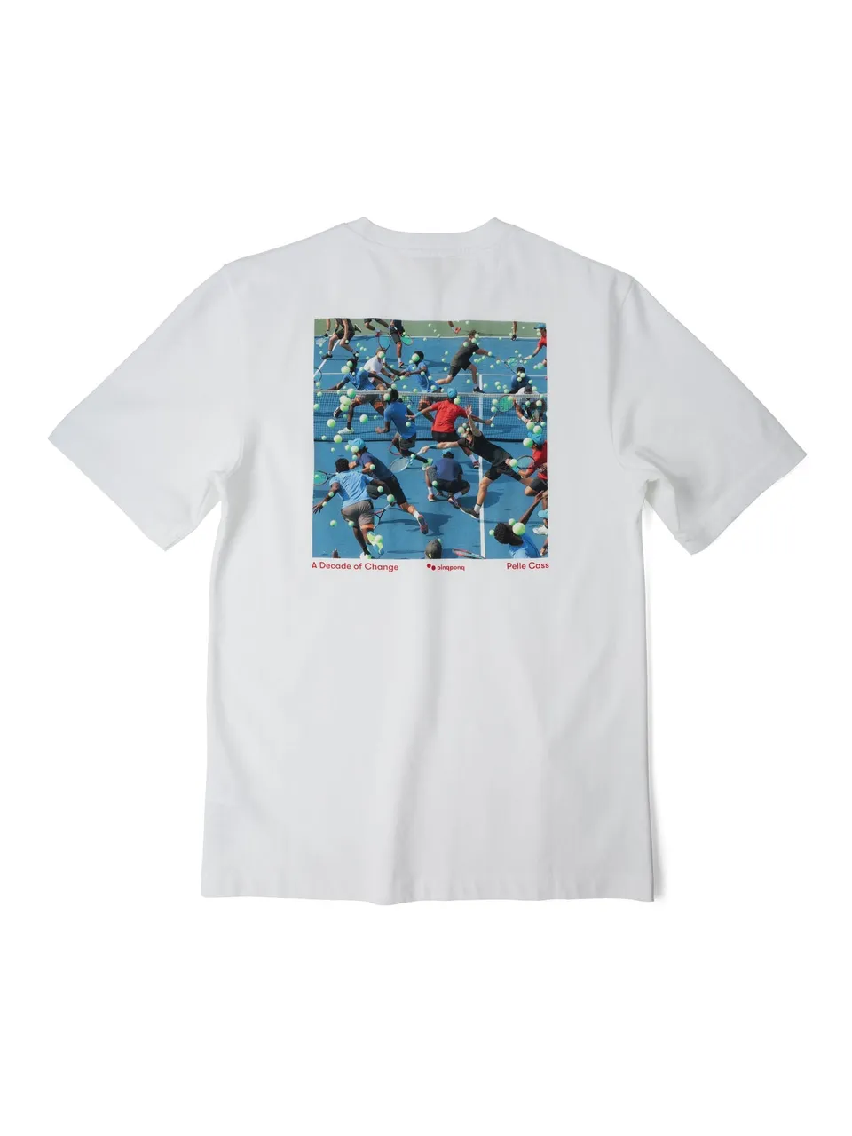 pinqponq-t-shirt-cotton-graphic-dandelion-white-pelle-cass-herren image 1