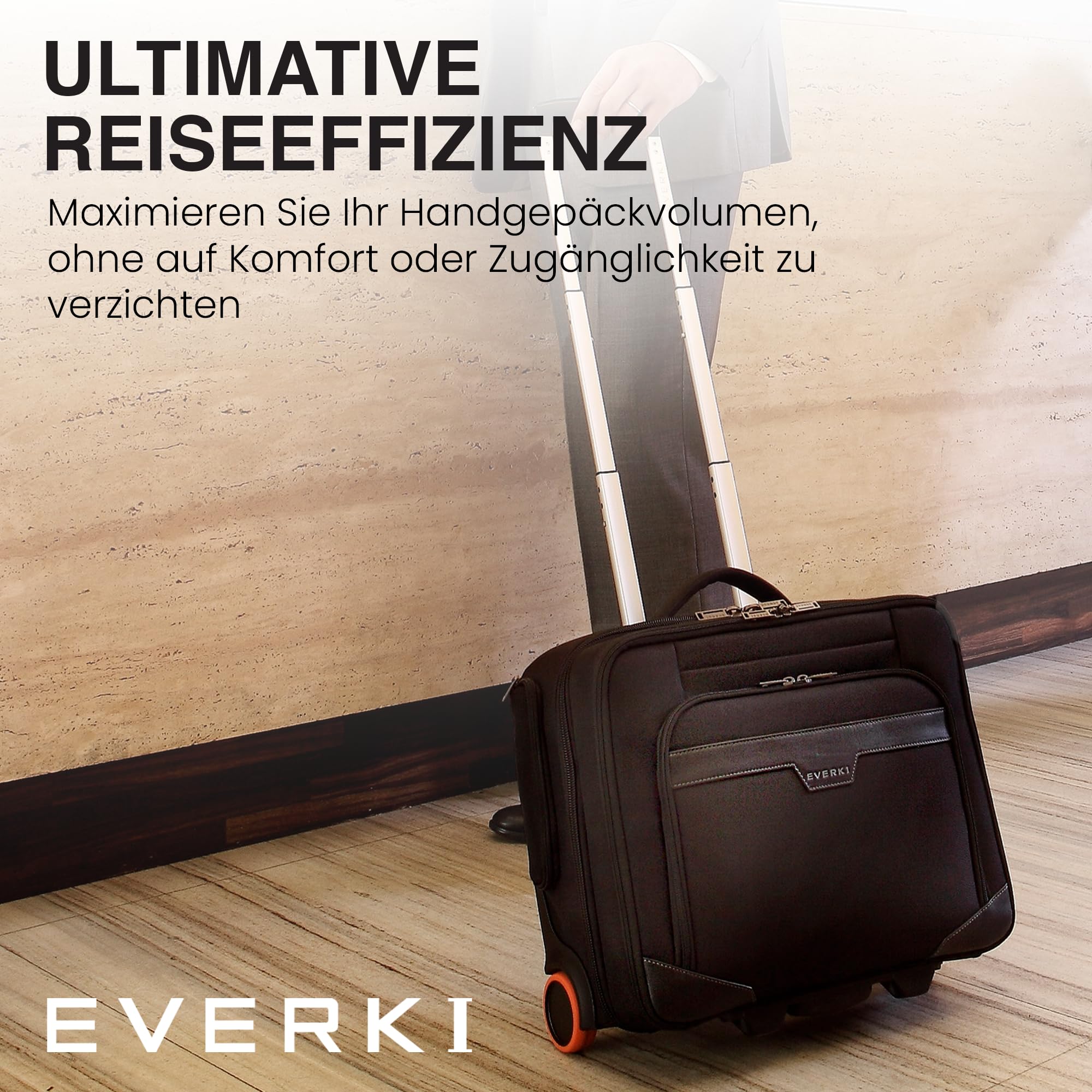 everki-journey-laptop-trolley-ekb440-24-liter-16-zoll-mit-rollen-schwarz image 2