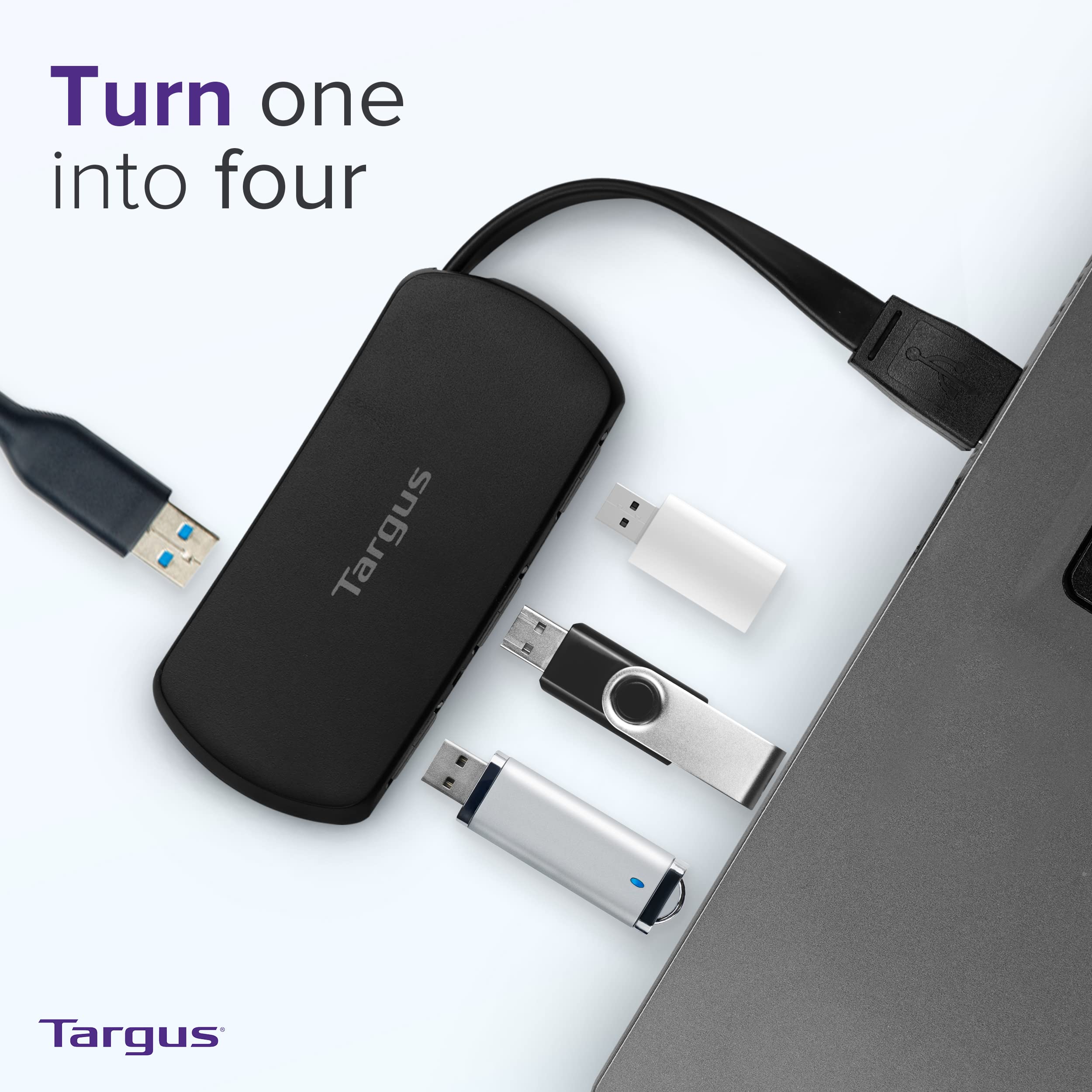 targus-ach114eu-4-port-usb-2-0-hub-kompakt-mit-festem-kabel image 5