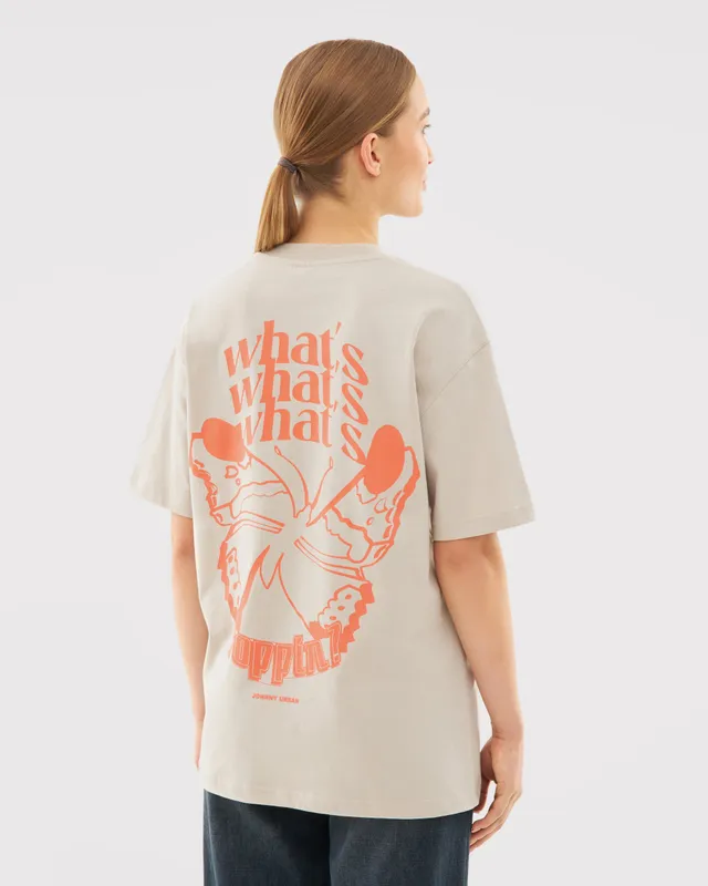 johnny-urban-t-shirt-sammy-butterfly-oversized-unisex-shirt-mit-backprint image 1