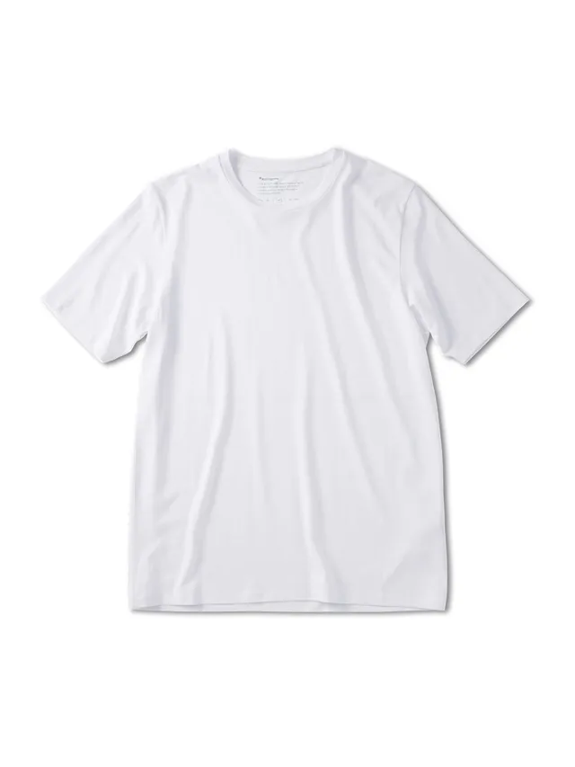 pinqponq-t-shirt-tencel-herren-slim-fit-wooden-white image 1