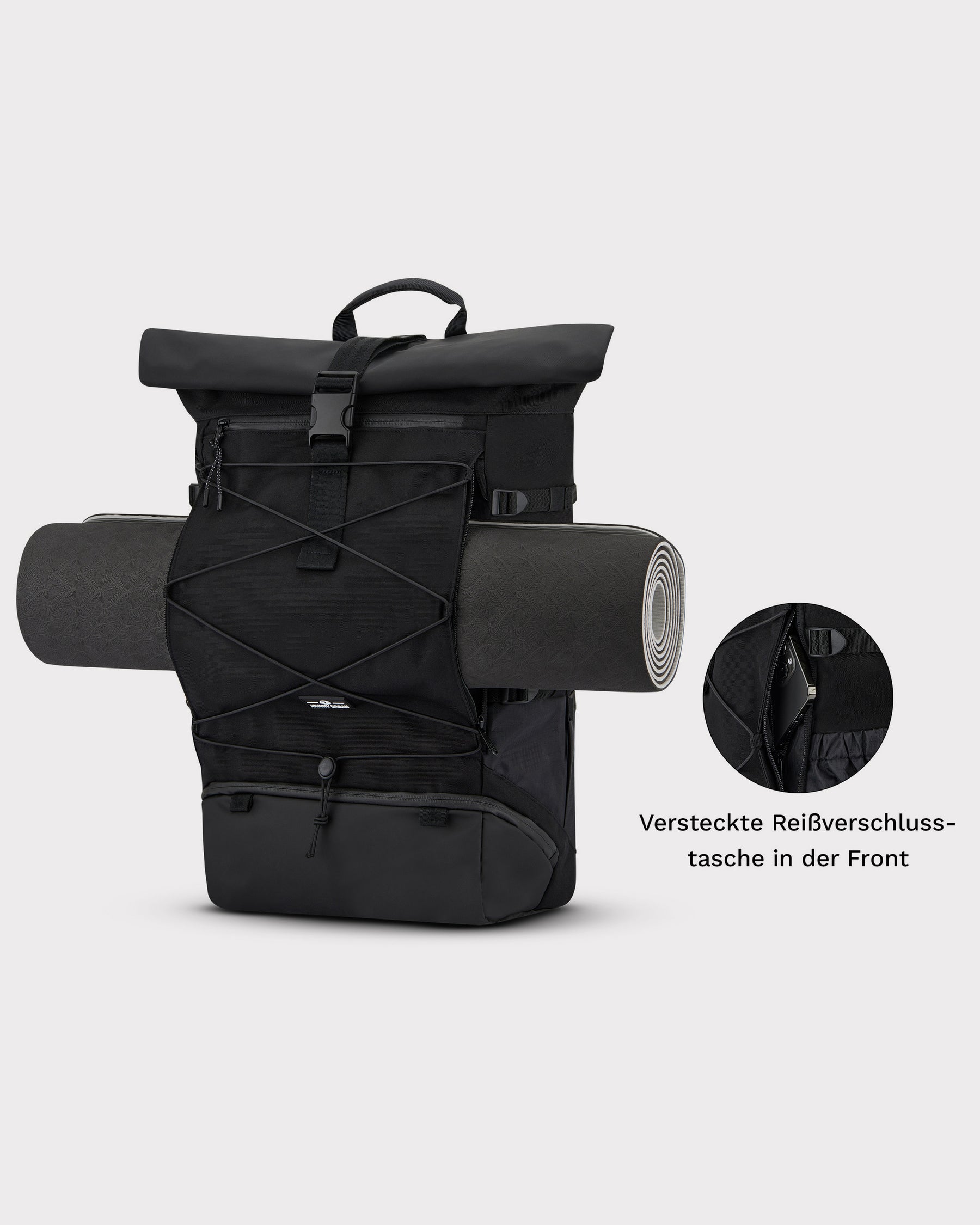 johnny-urban-allen-large-travel-rolltop-reise-rucksack-schwarz image 6