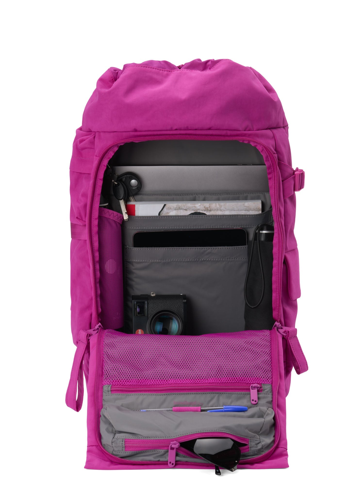 pinqponq-blok-medium-rucksack-crinkle-fuchsia image 3
