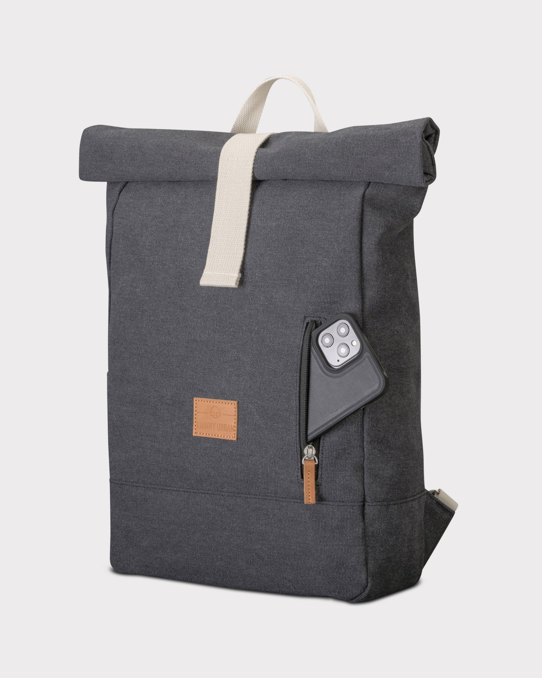 johnny-urban-rolltop-rucksack-adam-medium-canvas-15-6-zoll-laptop image 4