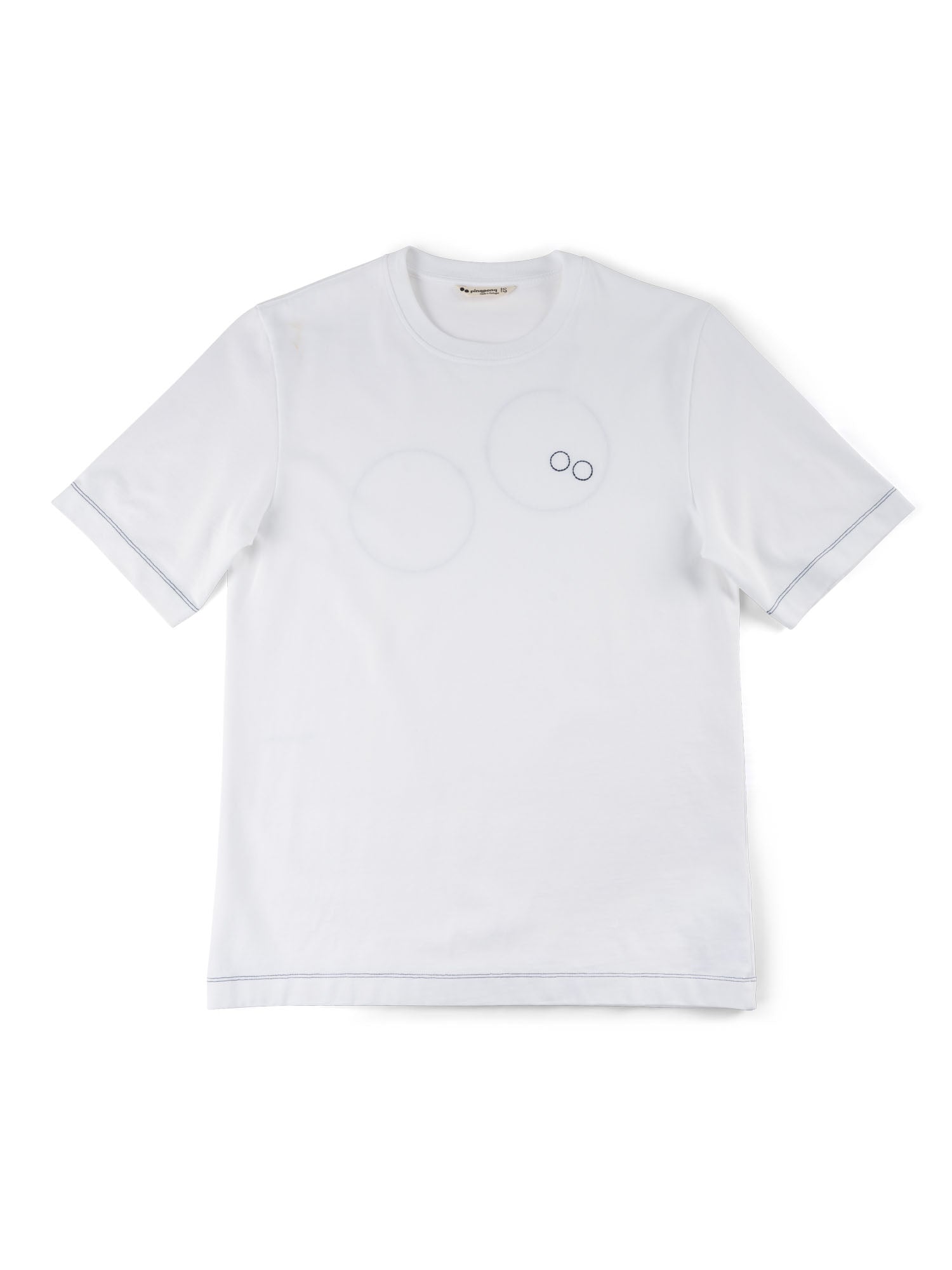 pinqponq-t-shirt-cotton-graphic-male-crafted-white image 1