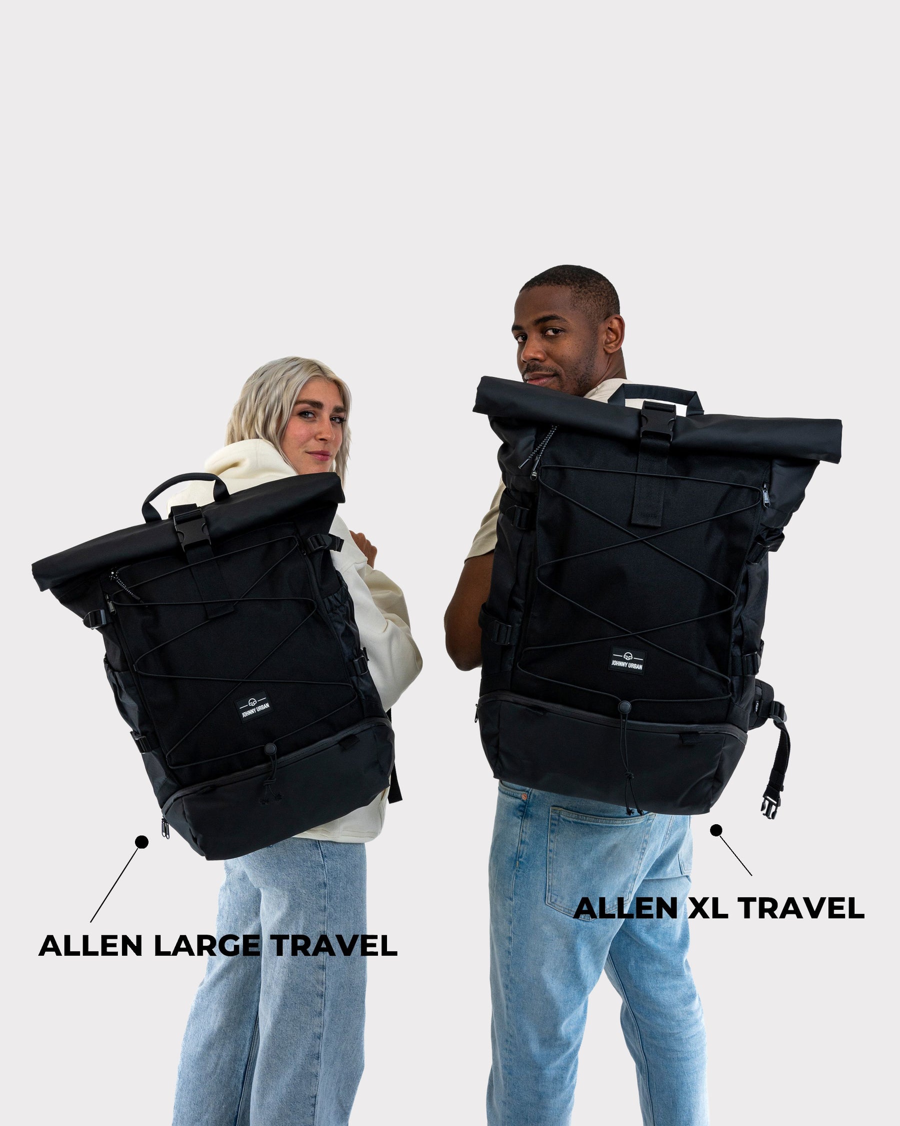 johnny-urban-allen-large-travel-rolltop-reise-rucksack-schwarz image 3