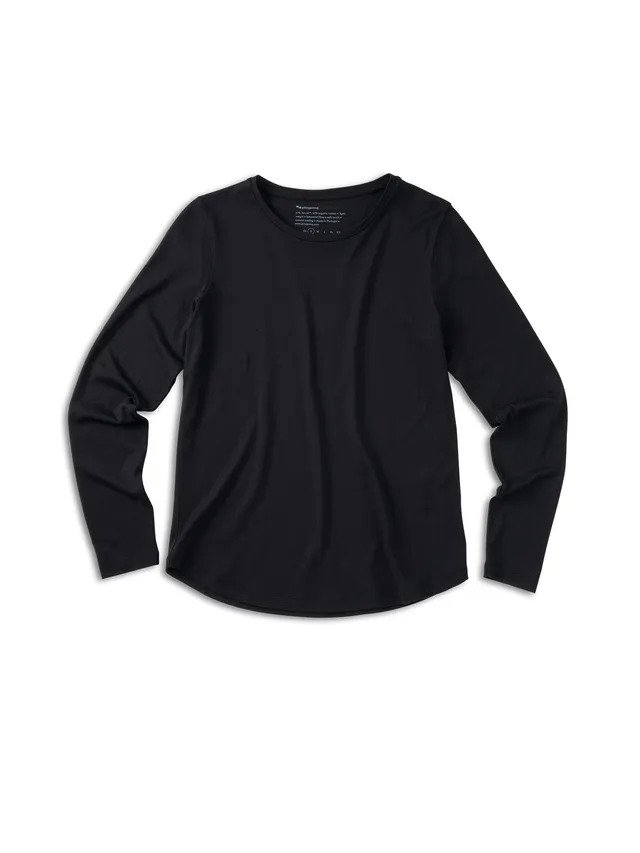 pinqponq-longsleeve-female-tencel-wooden-black image 1
