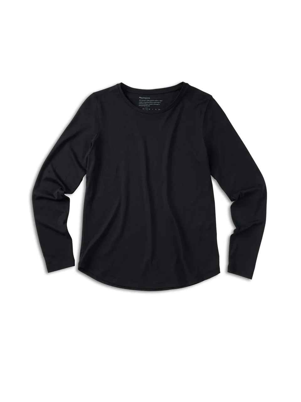 pinqponq-longsleeve-female-tencel-wooden-black image 1
