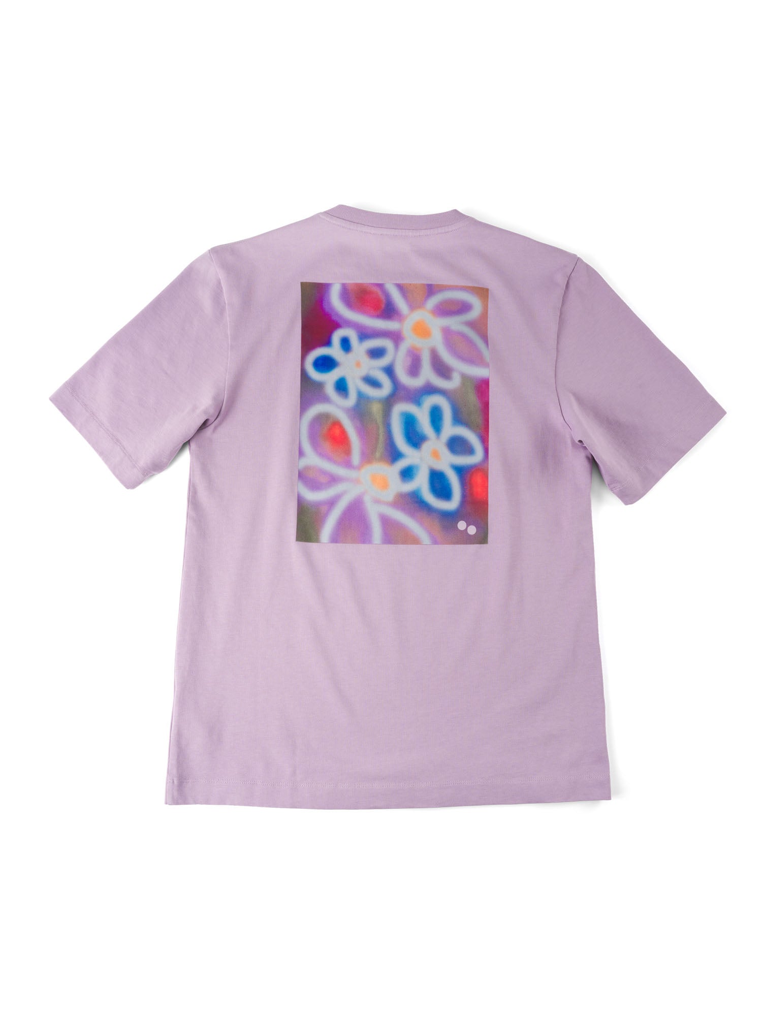 pinqponq-t-shirt-cotton-graphic-male-dusted-flowers-lilac image 2