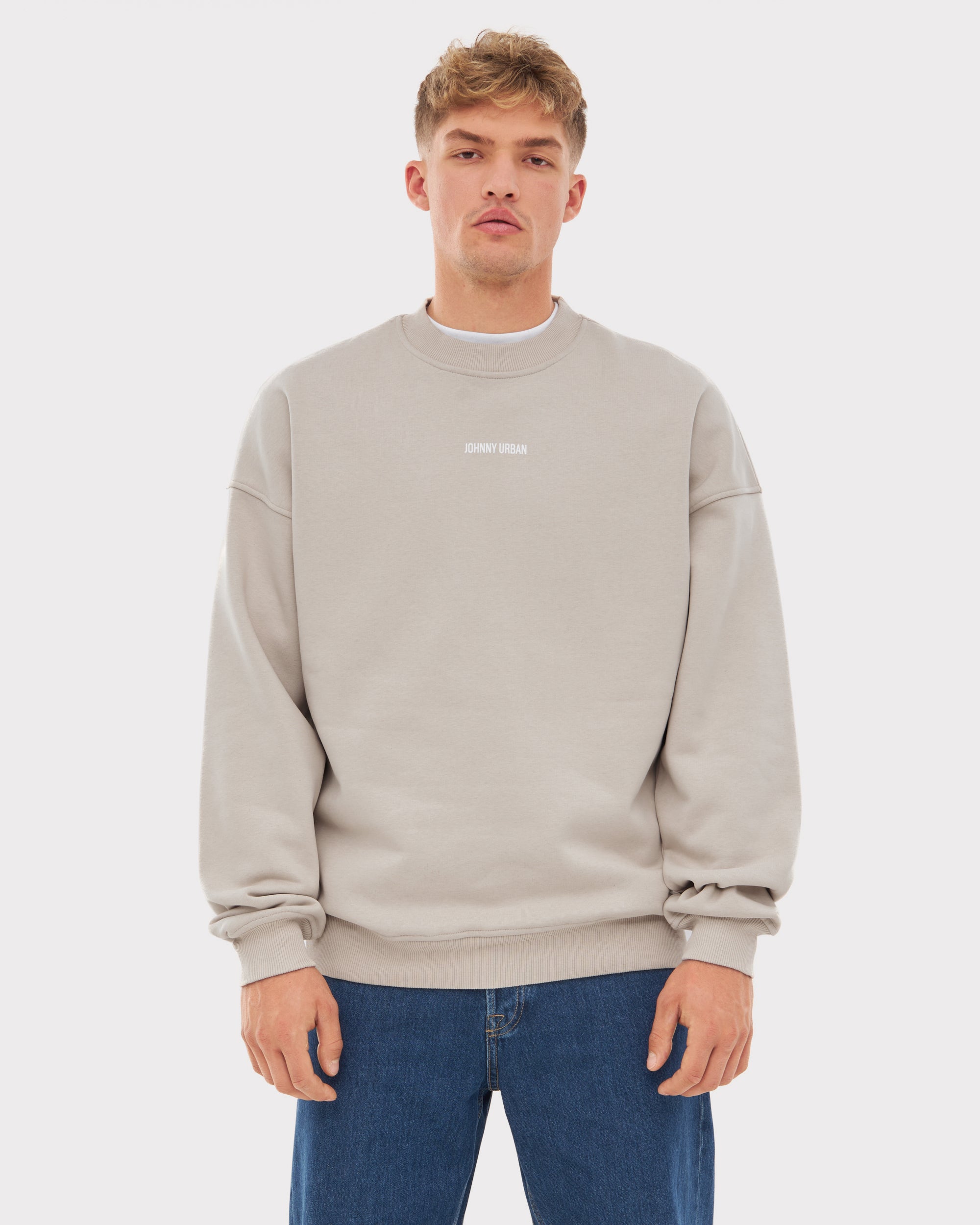 johnny-urban-crewneck-carter-oversized-unisex-sweatshirt-print image 1
