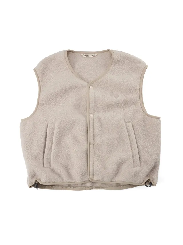 pinqponq-fleece-vest-damen-teddy-weste-cliff-beige image 1