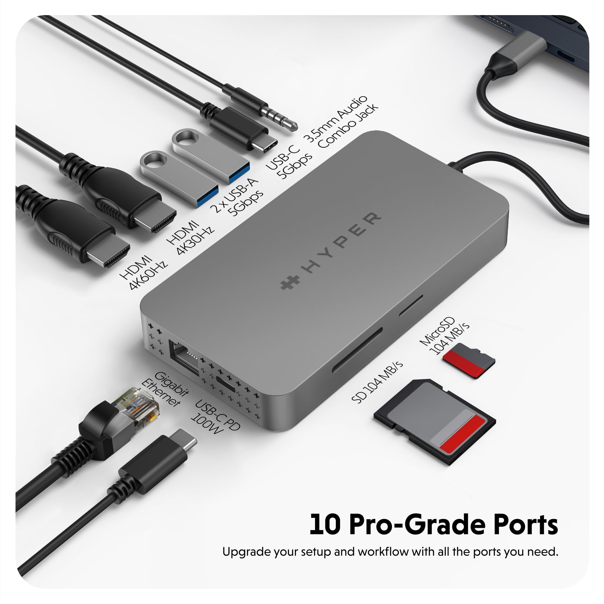 targus-hyper-universal-usb-c-hub-10-in-1-dockingstation-silber image 8