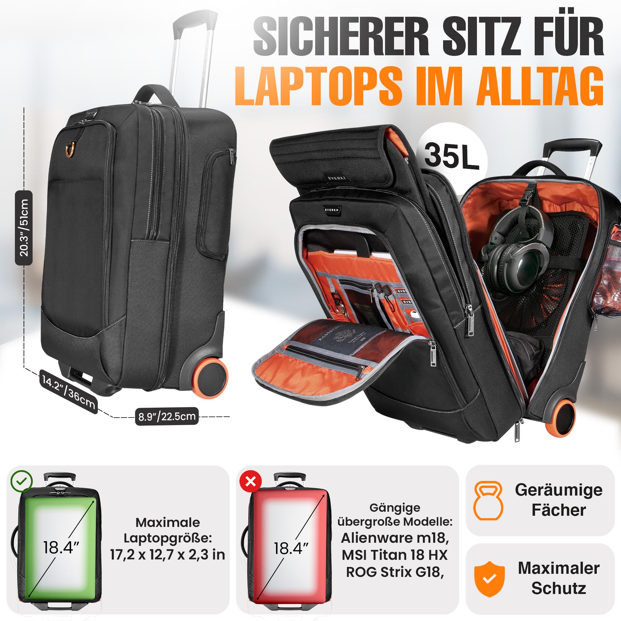 everki-420-laptop-trolley-15-bis-18-4-zoll-35-liter-schwarz image 2