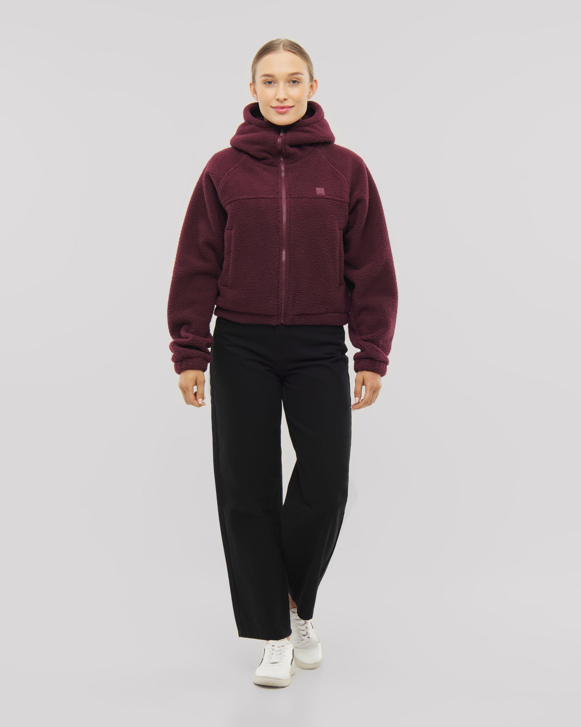 johnny-urban-cropped-fleecejacke-nova-fleece-mit-kapuze image 5