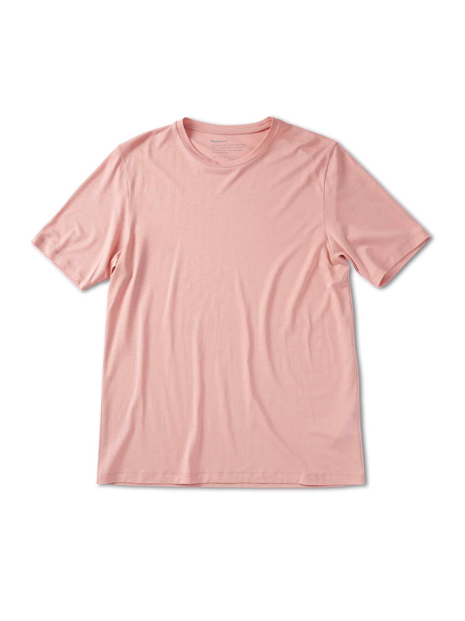 pinqponq-t-shirt-tencel-herren-wooden-pink image 1