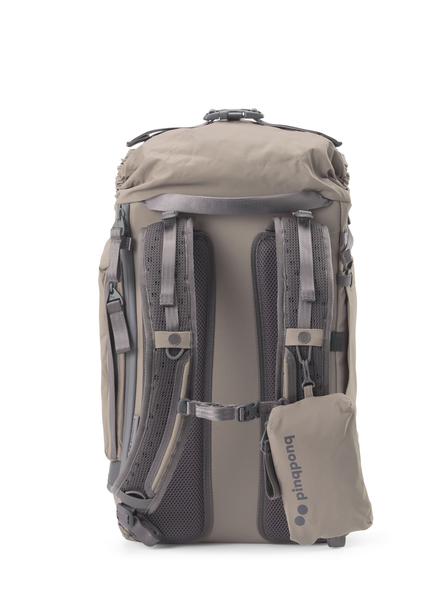 pinqponq-komut-medium-rucksack-bike-pure-taupe image 2