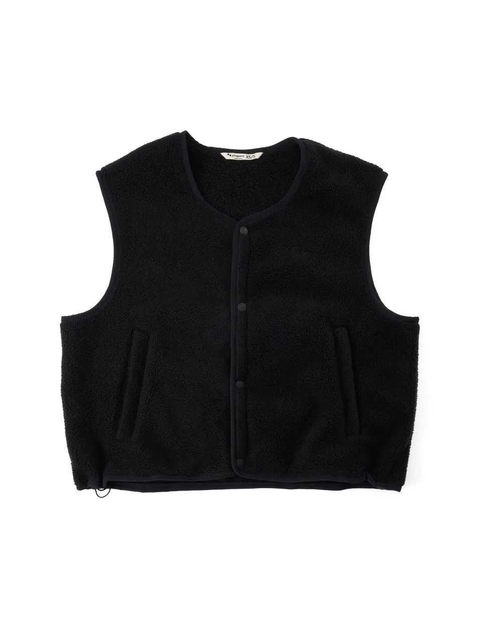 pinqponq-fleece-vest-female-teddyfleece-weste-damen-peat-black image 1