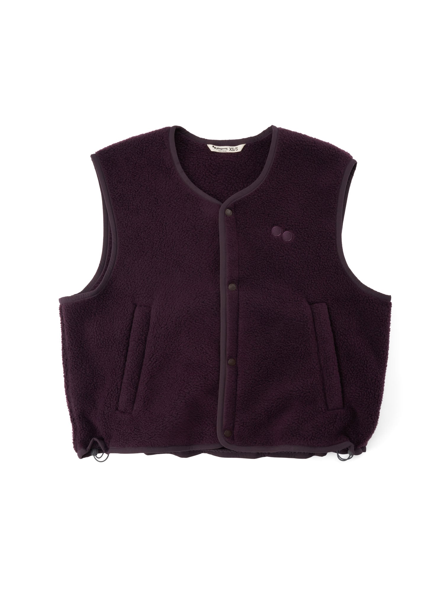 pinqponq-fleece-vest-female-teddyfleece-weste-damen-midnight-plum image 1