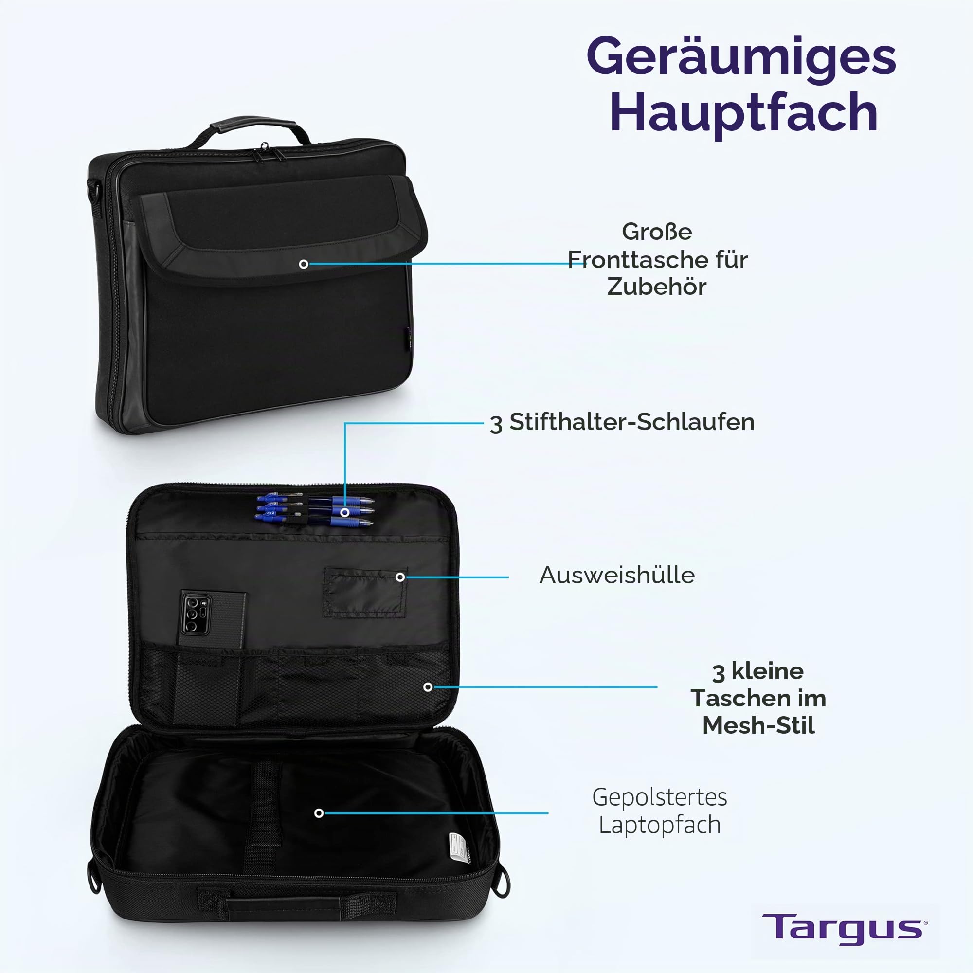 targus-classic-clamshell-laptoptasche-aktentasche-business image 7