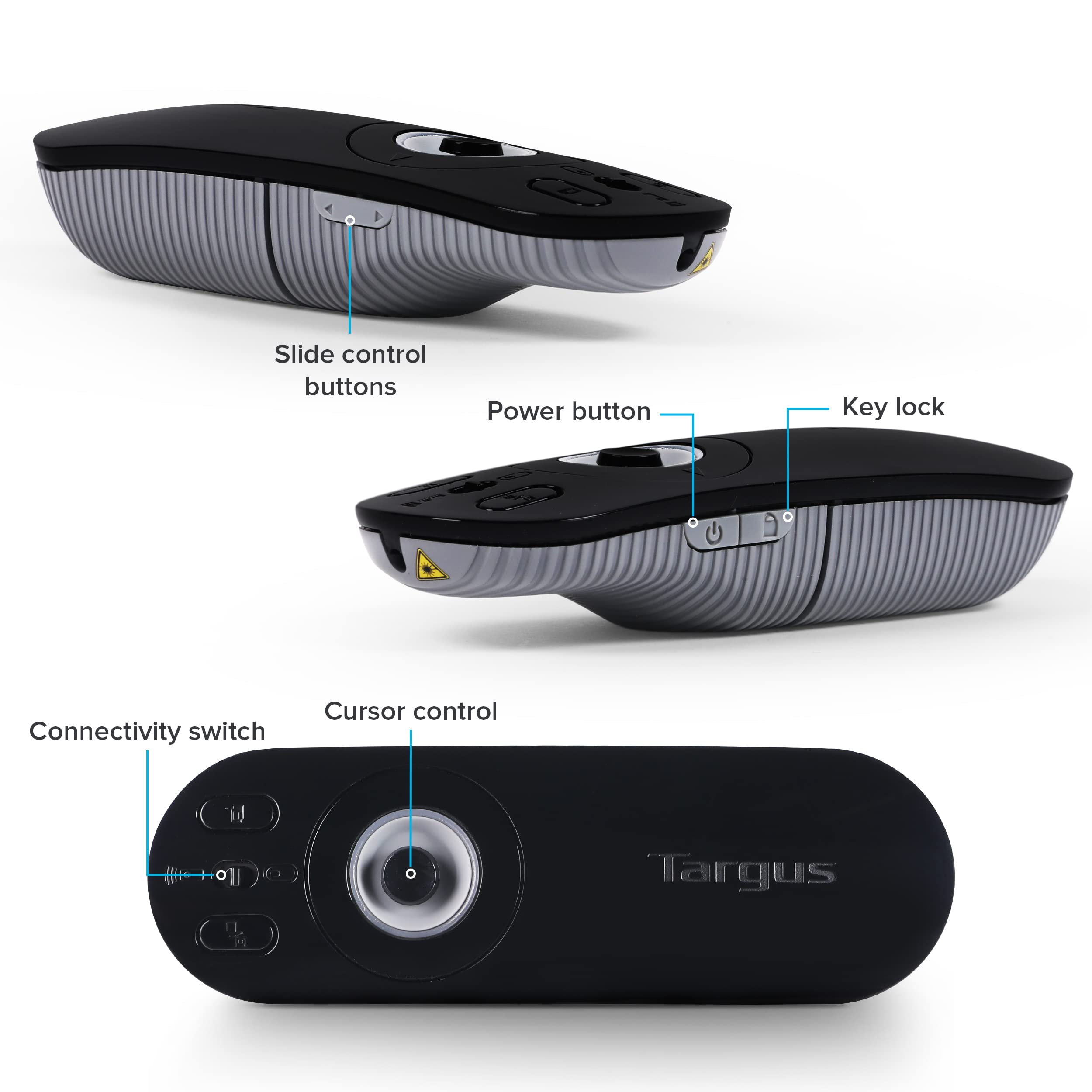 targus-amp09eu-multimedia-presentation-remote-2-4-ghz-presenter-bis-15-m image 2