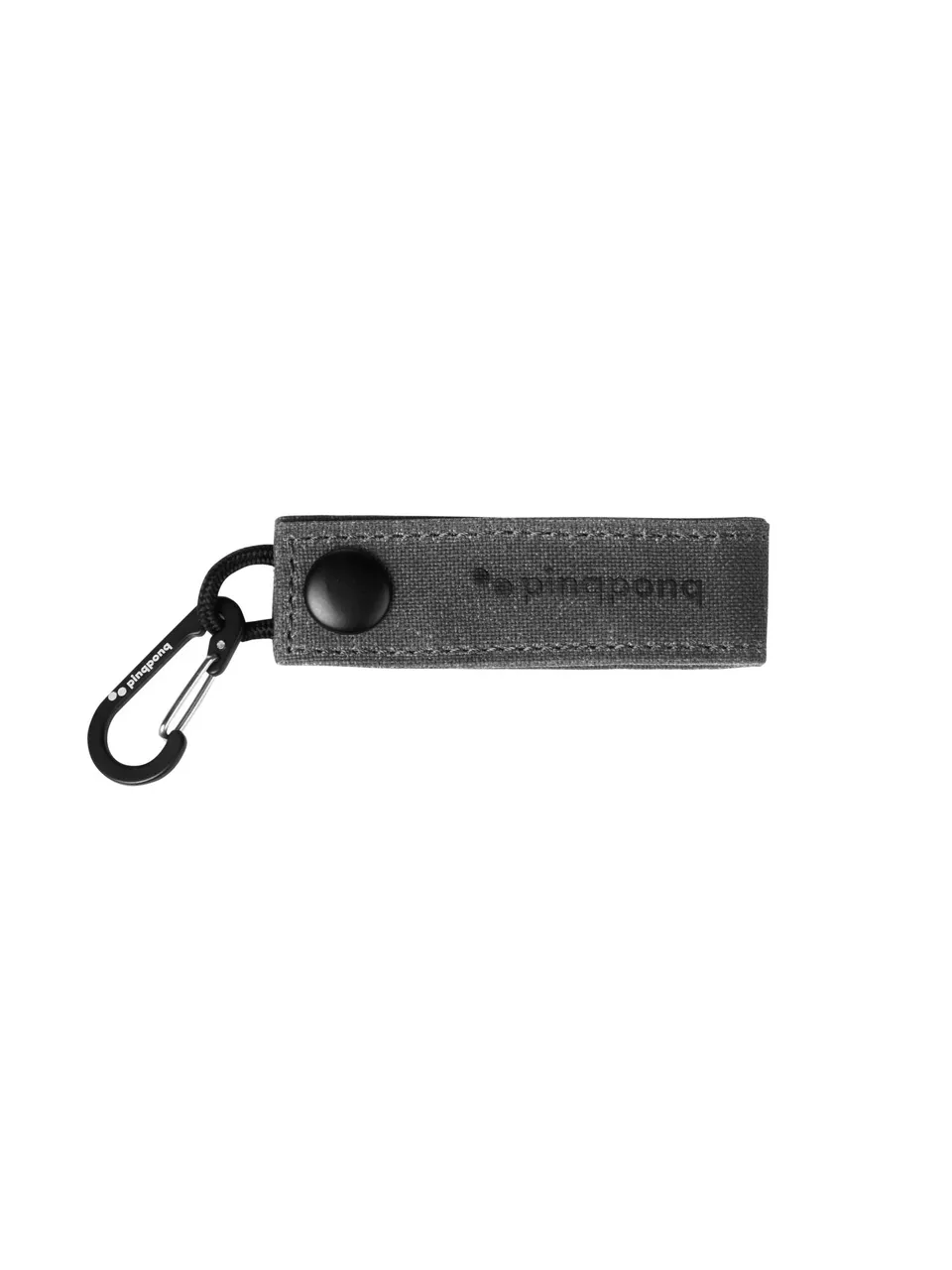 pinqponq-keychain-schl-sselanh-nger-coated-anthracite image 1