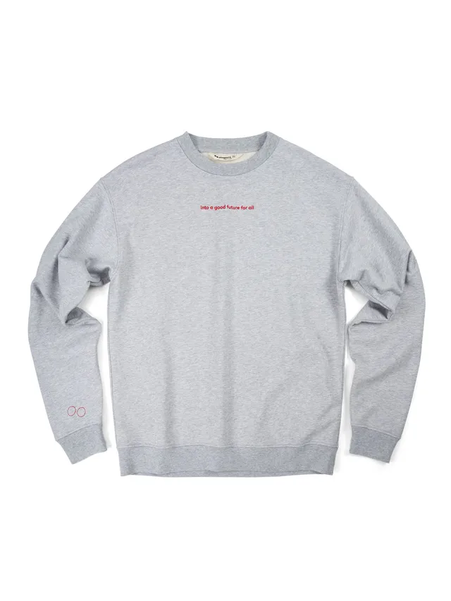 pinqponq-sweatshirt-cotton-future-grey-melange-unisex image 1