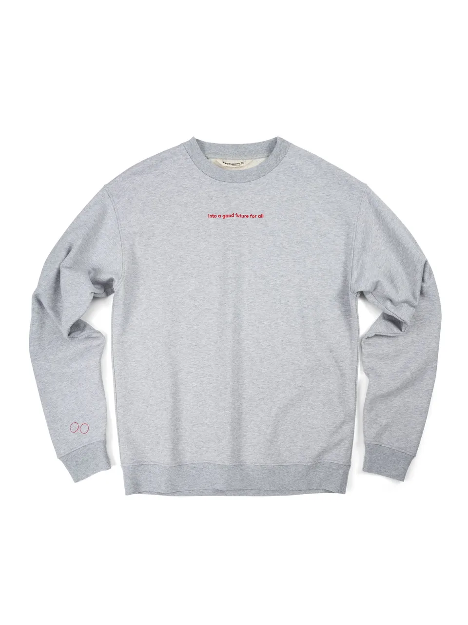 pinqponq-sweatshirt-cotton-future-grey-melange-unisex image 1