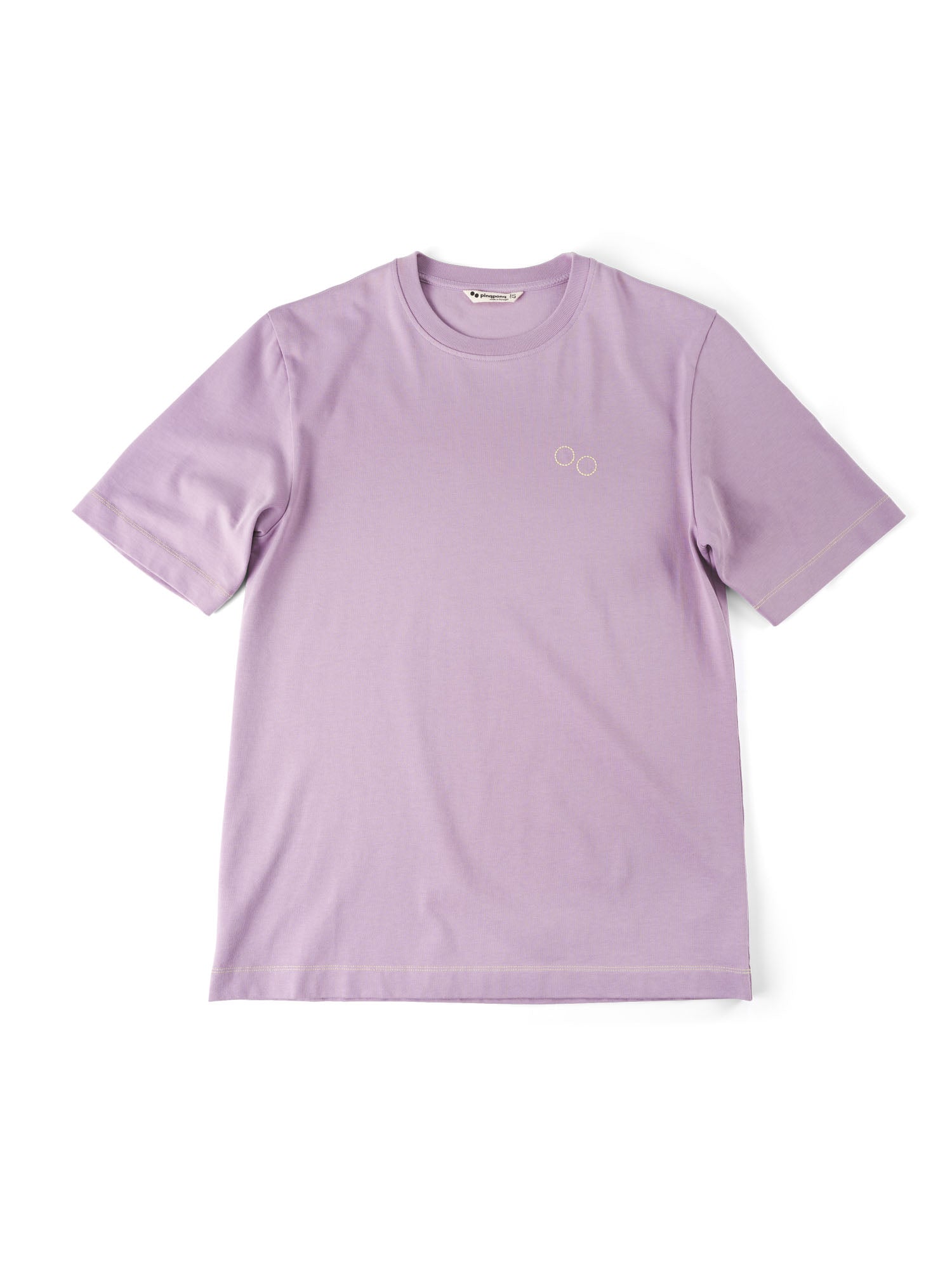 pinqponq-t-shirt-cotton-graphic-herren-crafted-lilac image 1