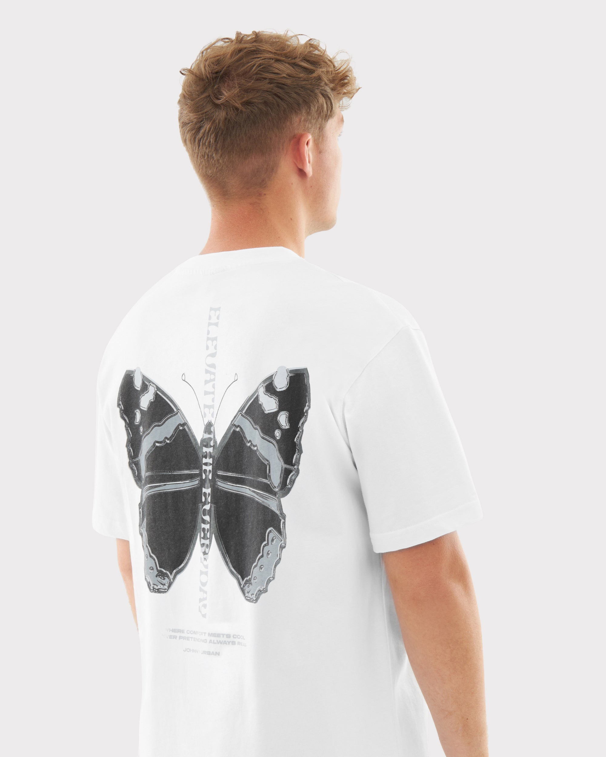 johnny-urban-t-shirt-sammy-chrome-butterfly-oversize-shirt-unisex image 1