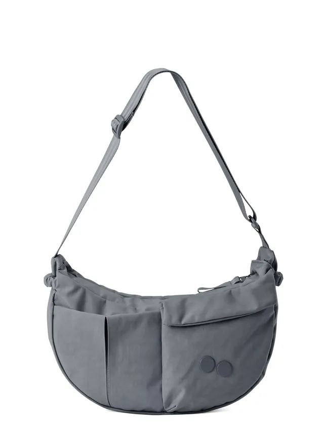 pinqponq-krumm-medium-crossbody-banana-bag-crinkle-grey-7-5-l image 1